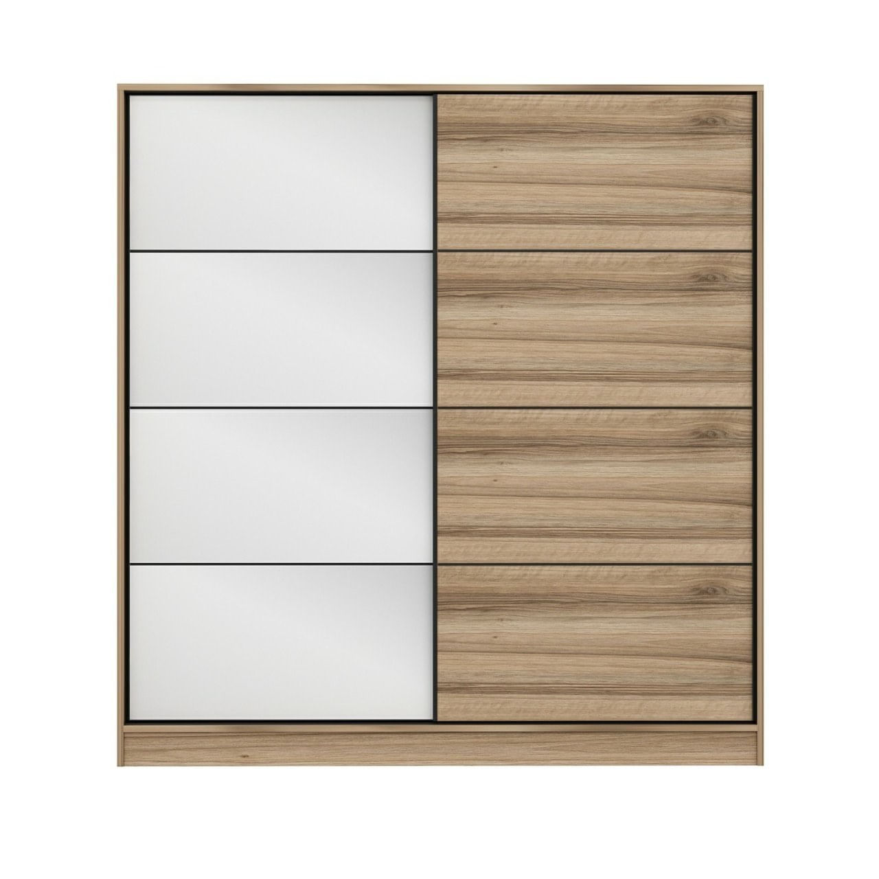 Sifonier, Hanah Home, pal melaminat, dore, 180x52x190 cm — imaginea 6
