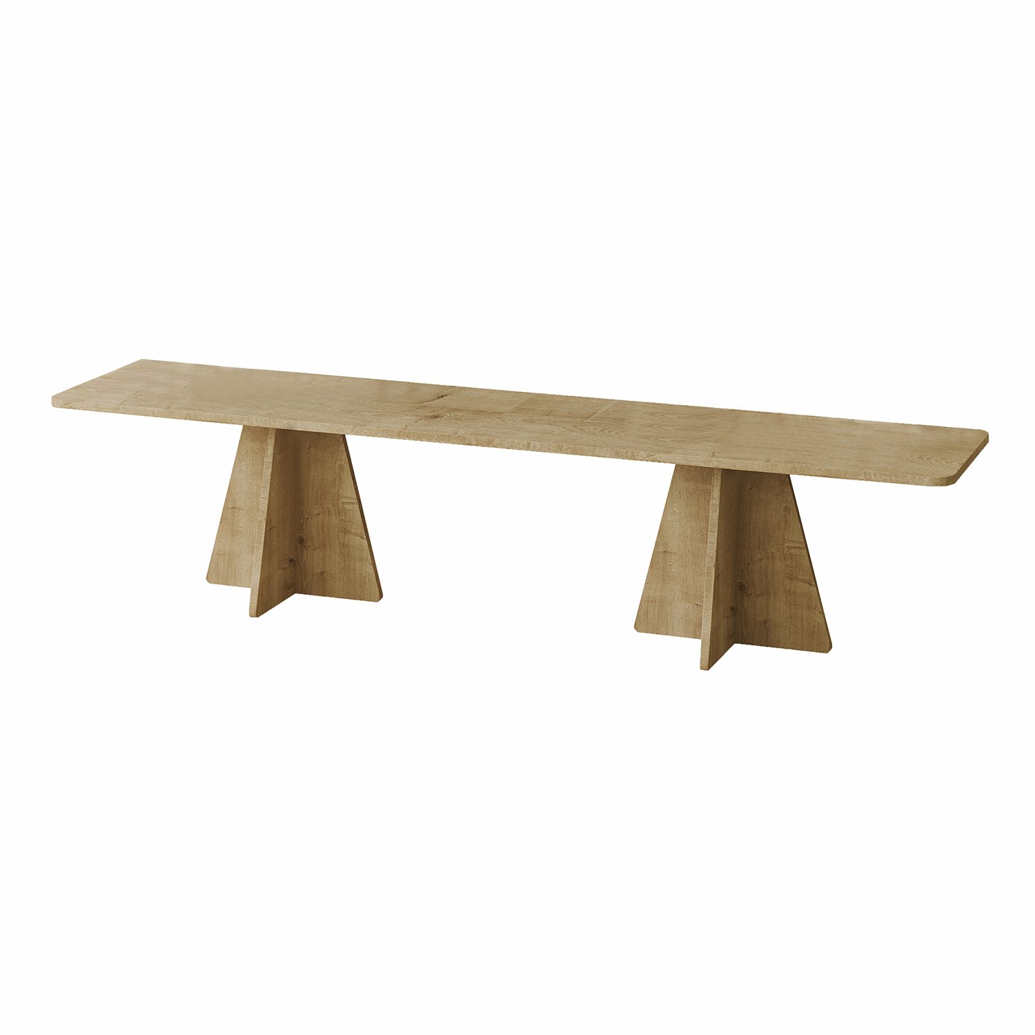 Comoda tv, Hanah Home, pal melaminat, stejar safir, 180x42x40 cm — imaginea 3