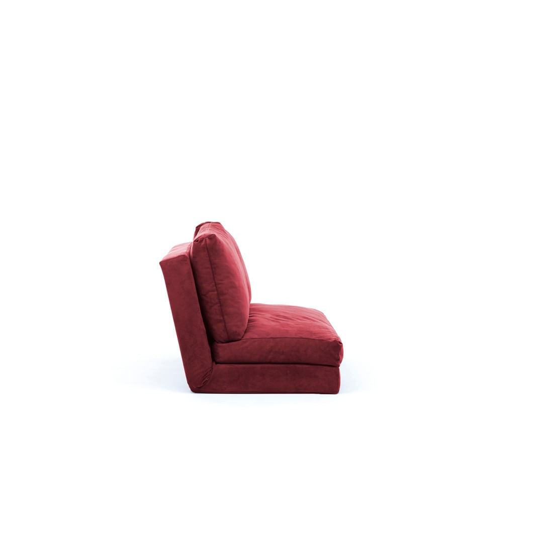 Canapea extensibila, Hanah Home, metal, maro, 185x120 cm — imaginea 2