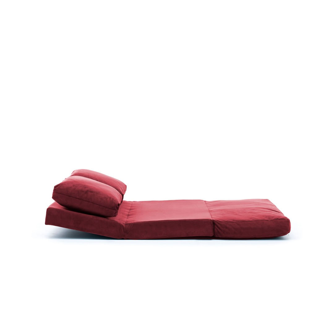 Canapea extensibila, Hanah Home, metal, maro, 185x120 cm — imaginea 5