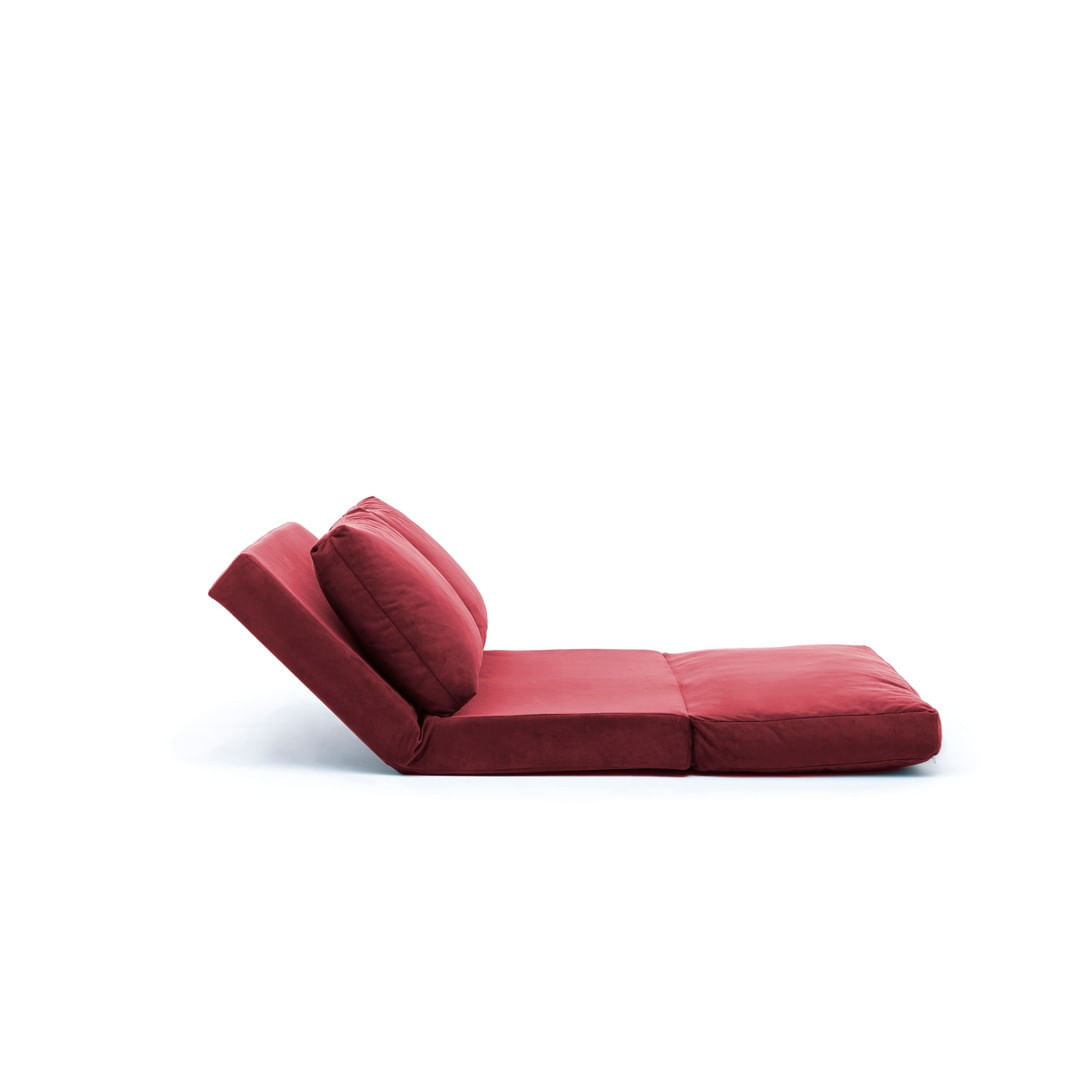 Canapea extensibila, Hanah Home, metal, maro, 185x120 cm — imaginea 7