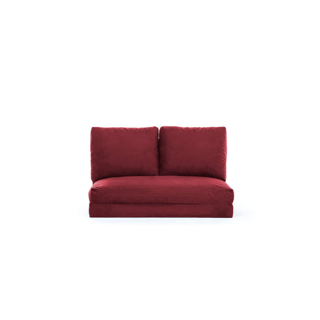 Canapea extensibila, Hanah Home, metal, maro, 185x120 cm — imaginea 10