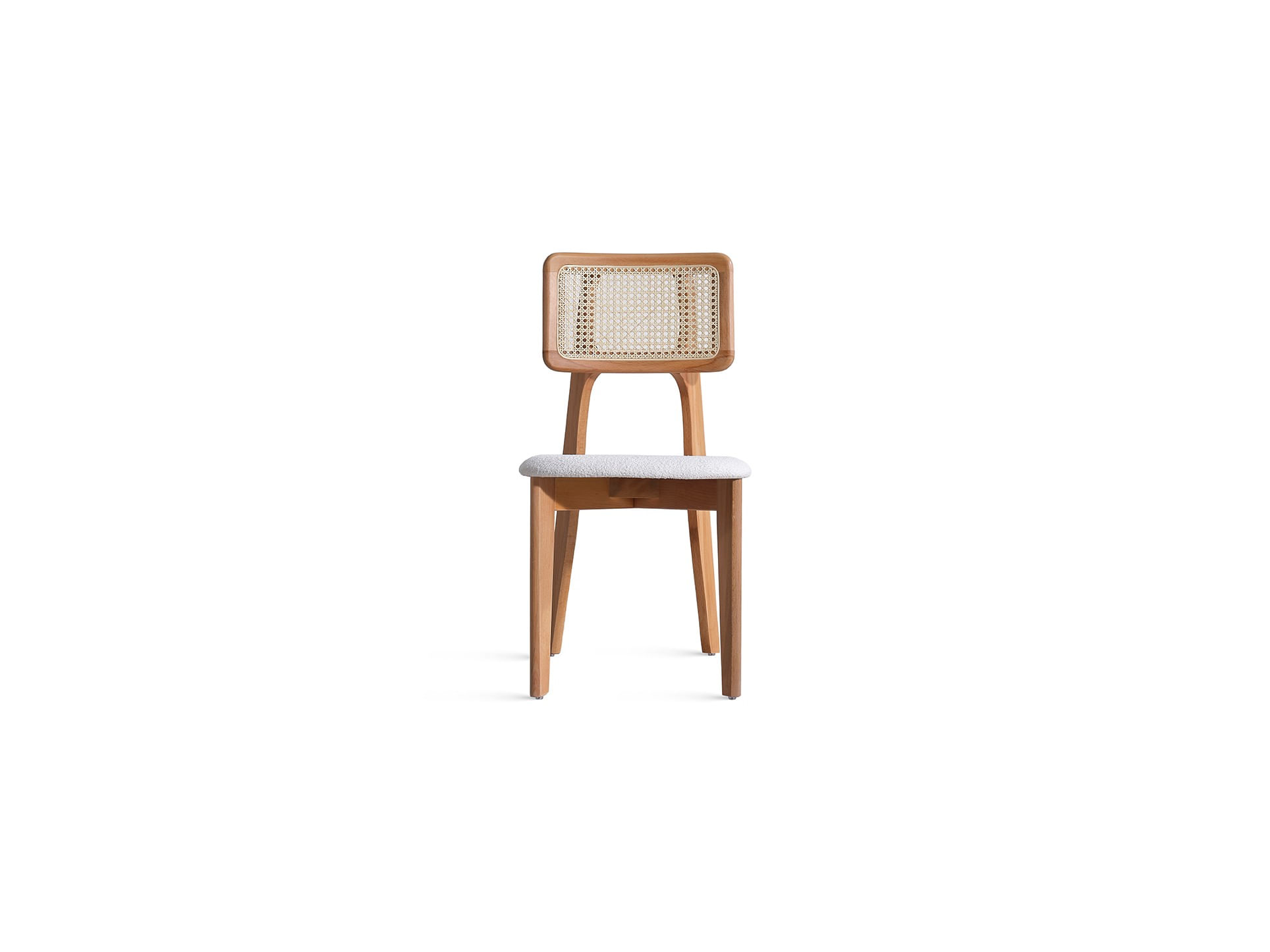 Scaun, Hanah Home, lemn de fag, natural, 45x46x81 cm — imaginea 6