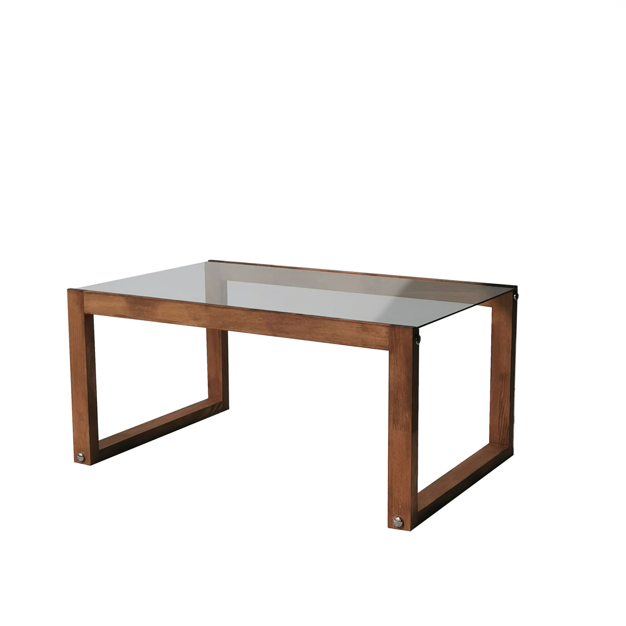 Masuta de cafea, Hanah Home, lemn masiv de pin, culoare lemn, 85x55x40 cm — imaginea 5