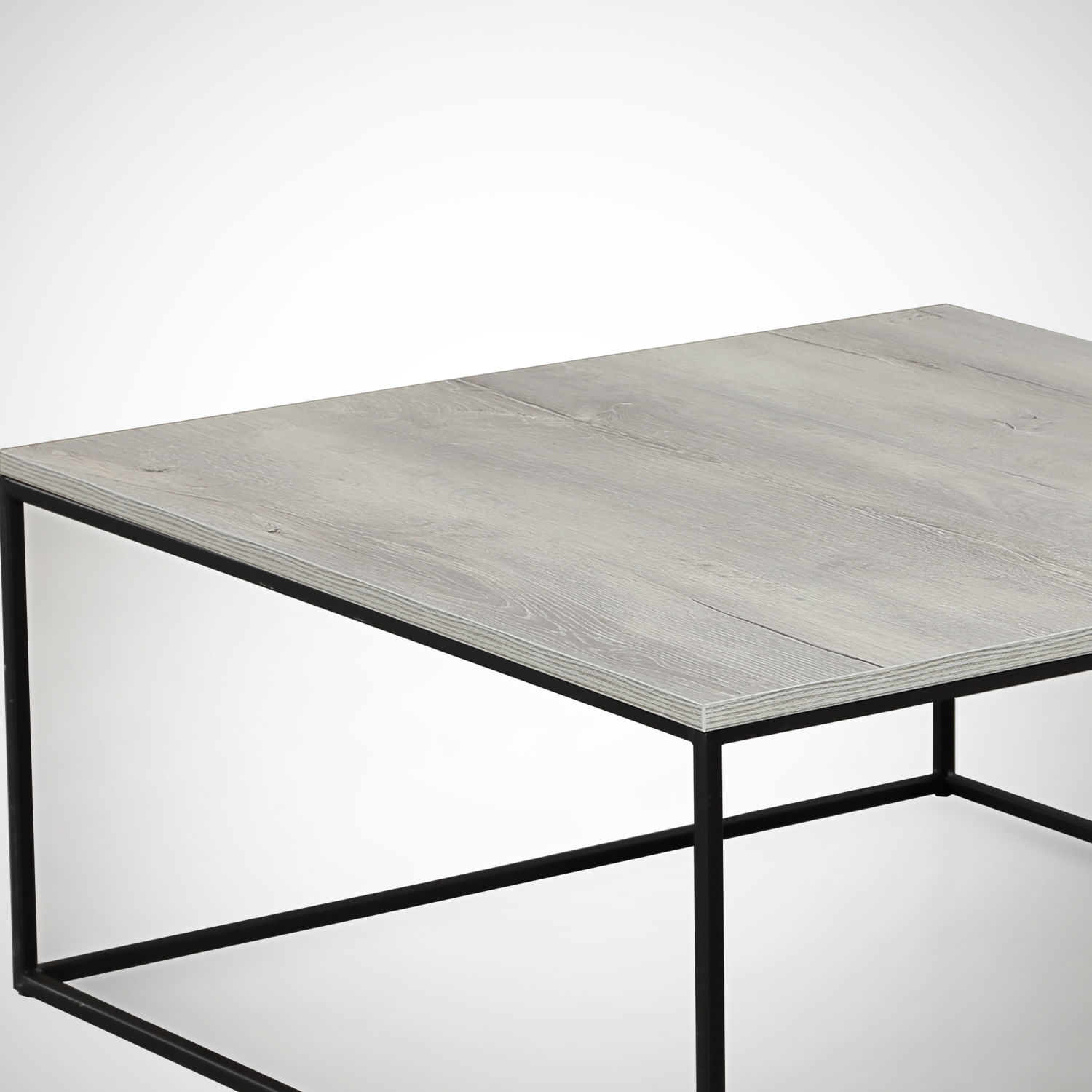 Masuta de cafea, Hanah Home, pal melaminat, stejar marin, 75x75x43 cm — imaginea 5