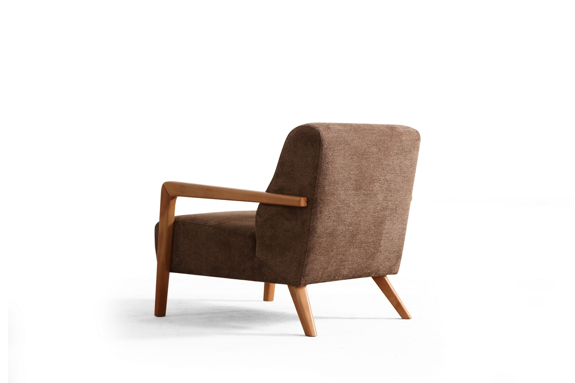 Fotoliu, Atelier Del Sofa, lemn de fag, maro, 72x92x80 cm — imaginea 5