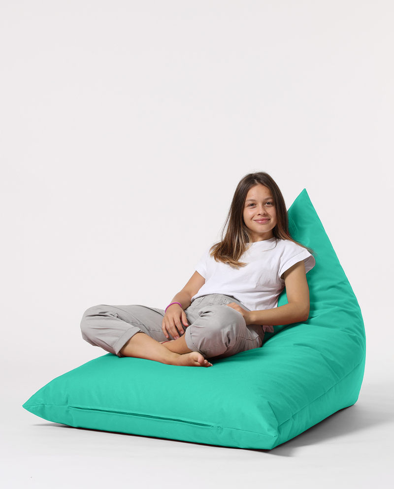 Puf de gradina, Hanah Home, poliester impermeabil, turcoaz, 145x90x35 cm - 1 | YEO