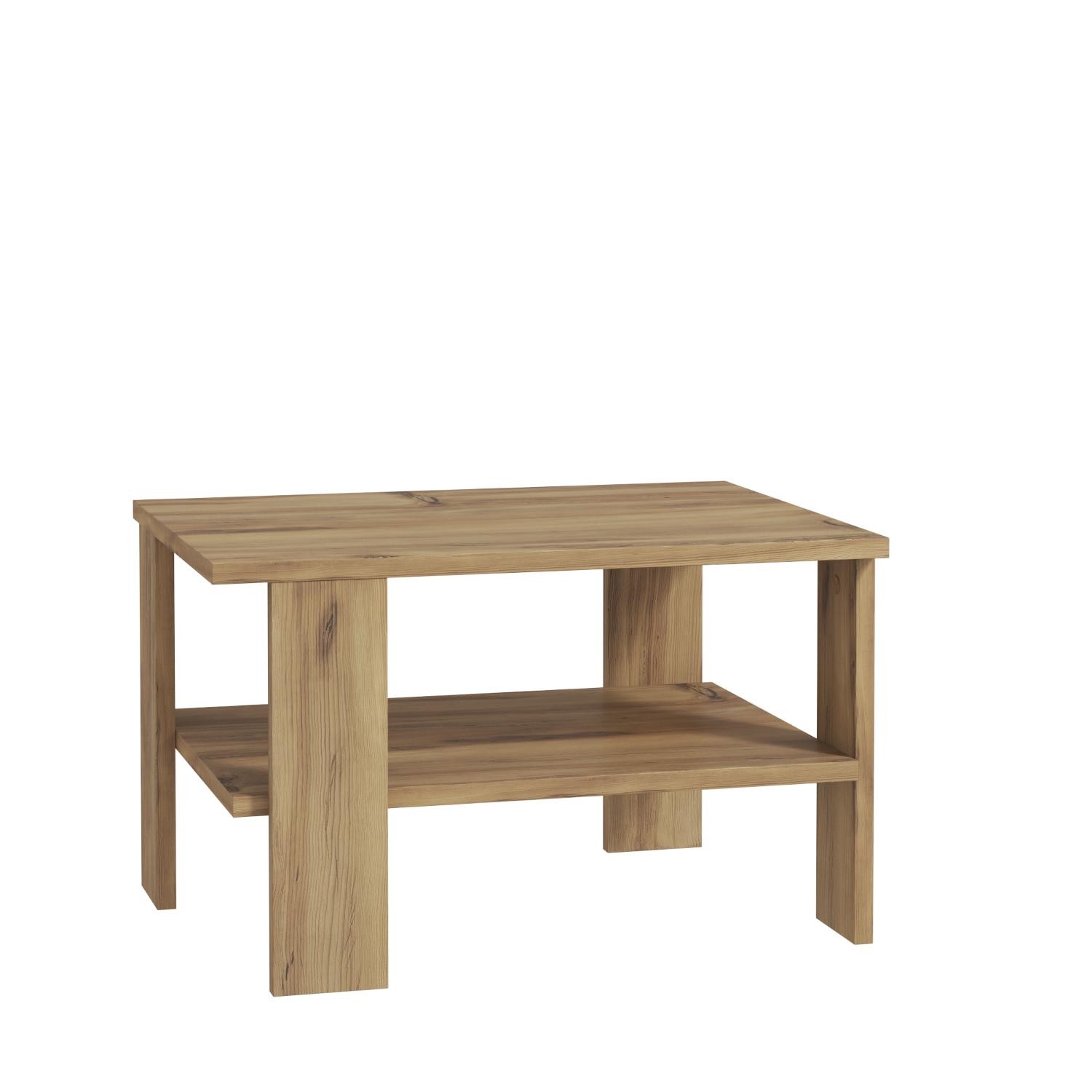 Masuta de cafea, Hanah Home, pal melaminat, stejar, 60x45x37 cm — imaginea 2