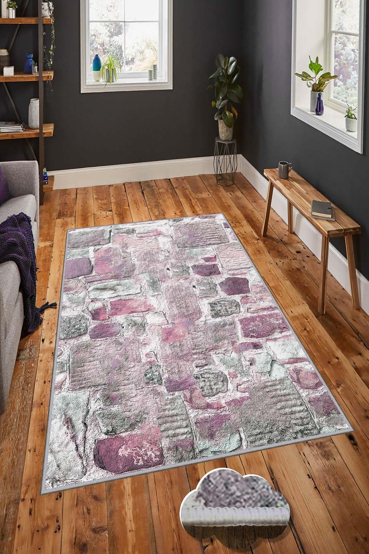 Covor, Conceptum Hypnose, multicolor, 160x230 cm, 100% poliester, antiderapant, 474HFT2162