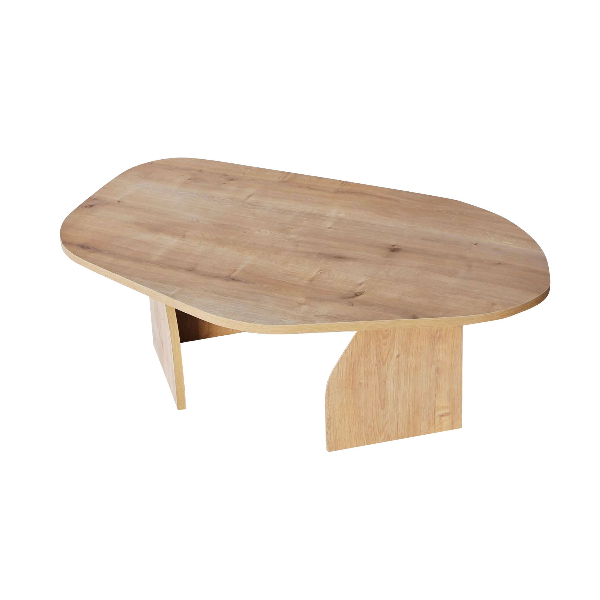Masuta de cafea, Hanah Home, pal melaminat, stejar safir, 105x65x35 cm — imaginea 6