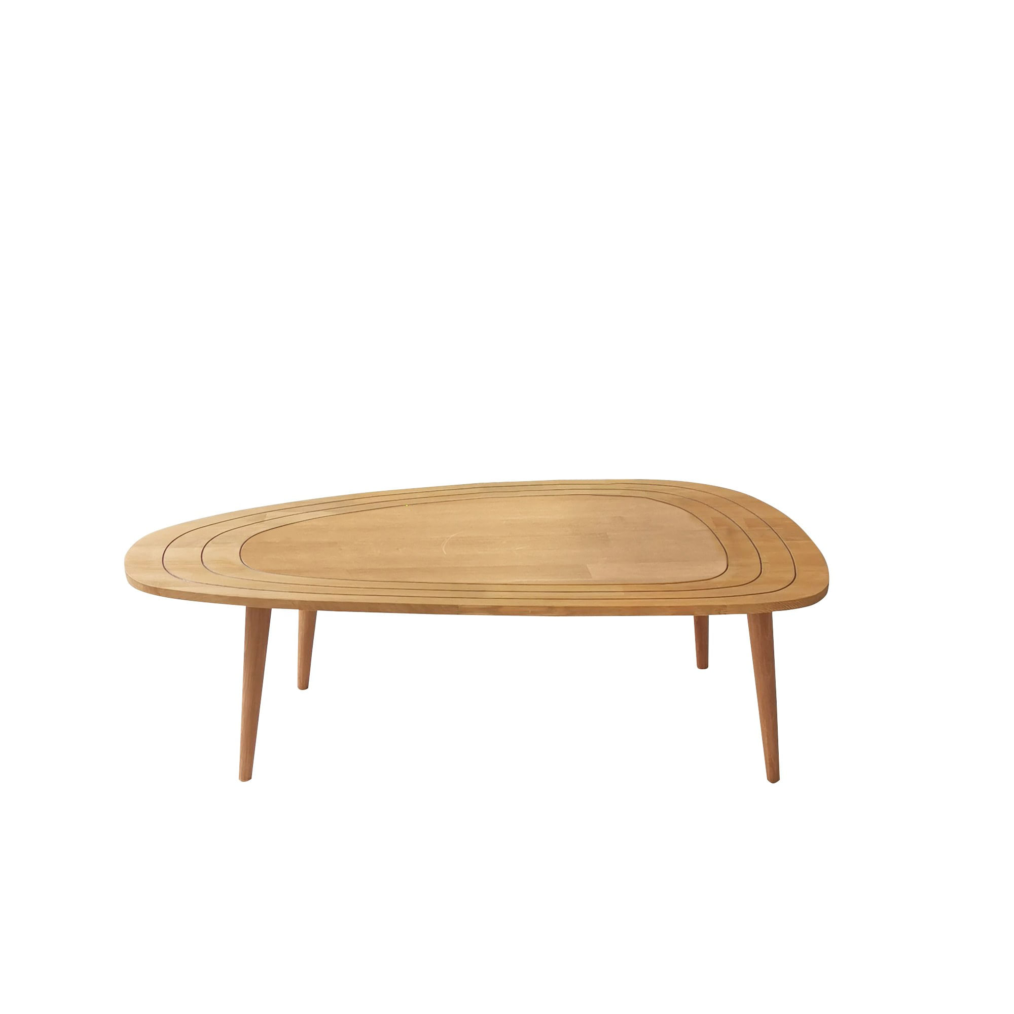 Masuta de cafea, Hanah Home, lemn de pin si fag, teak, 115x50x38 cm — imaginea 8