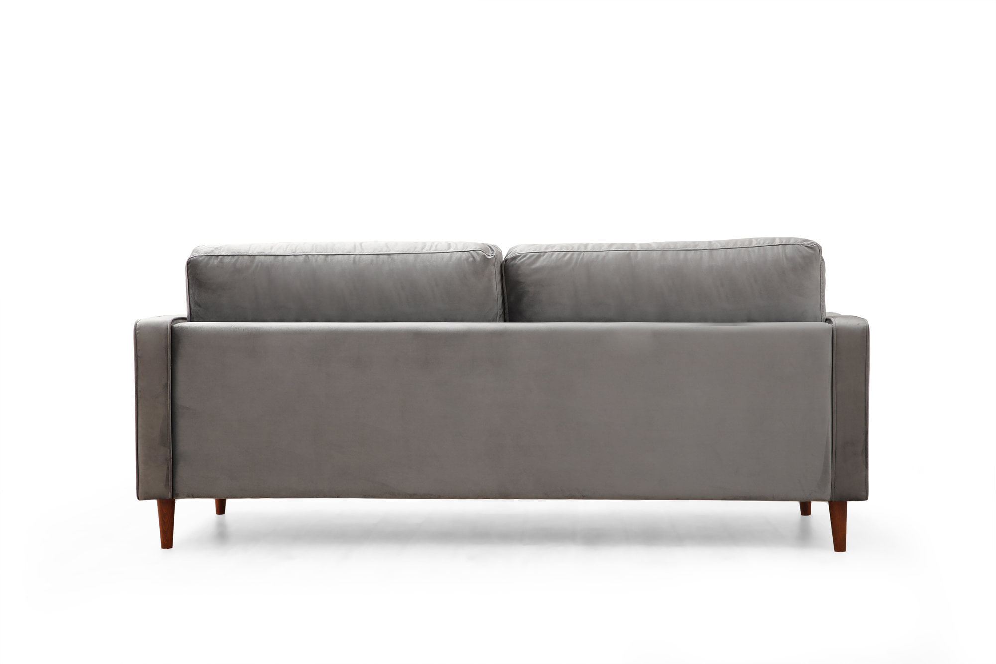 Canapea 3 locuri, Atelier Del Sofa, lemn fag, gri deschis, 215x90x70 cm — imaginea 2