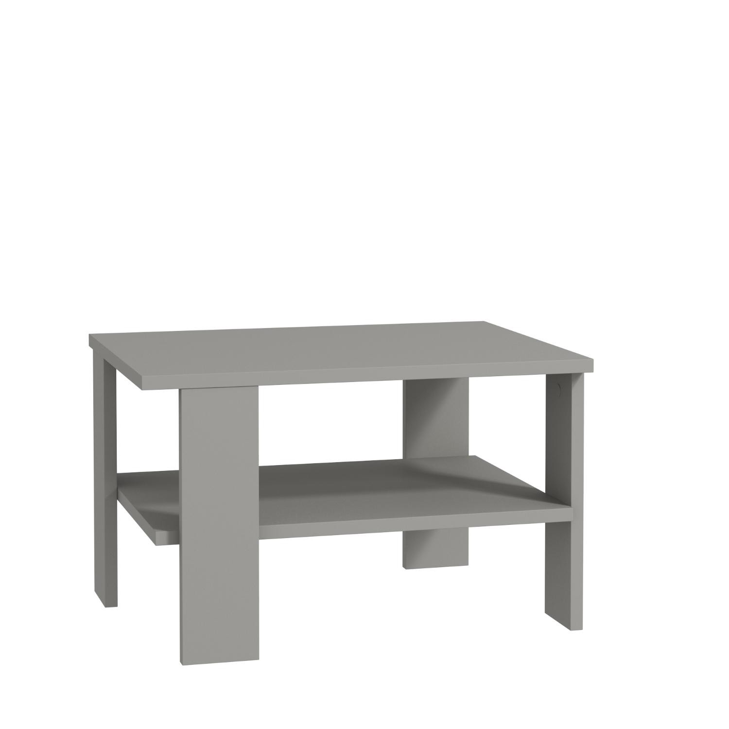 Masuta de cafea, Hanah Home, pal melaminat, gri, 60x45x37 cm