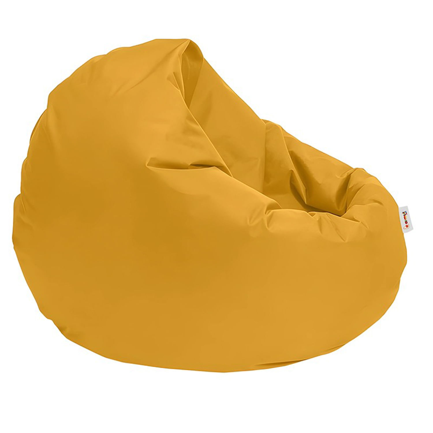 Puf de gradina, Hanah Home, poliester, galben, 100x100x20 cm