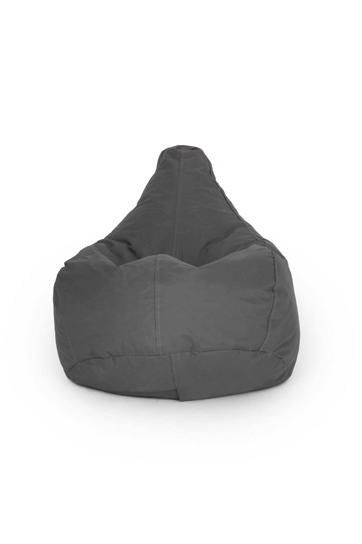 Fotoliu tip sac, Atelier Del Sofa, 100% poliester, gri, 80x75x30 cm — imaginea 2