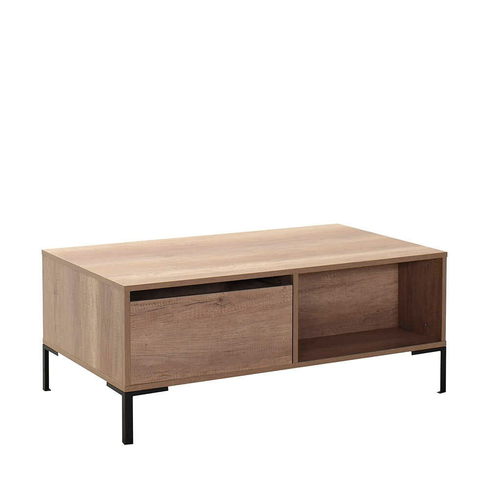 Masuta de cafea, Hanah Home, pal melaminat, nuc deschis, 103x60x42 cm — imaginea 2