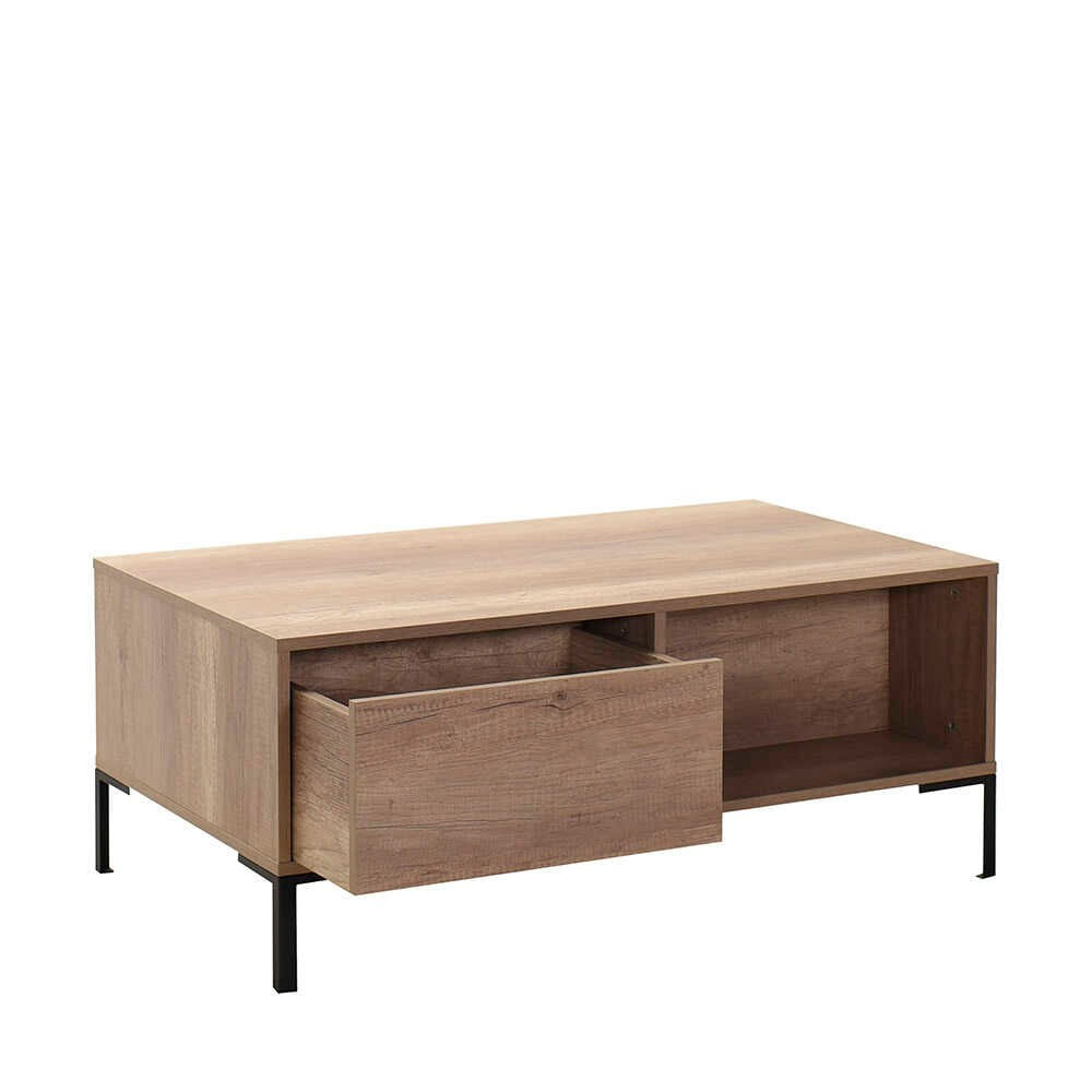 Masuta de cafea, Hanah Home, pal melaminat, nuc deschis, 103x60x42 cm — imaginea 7