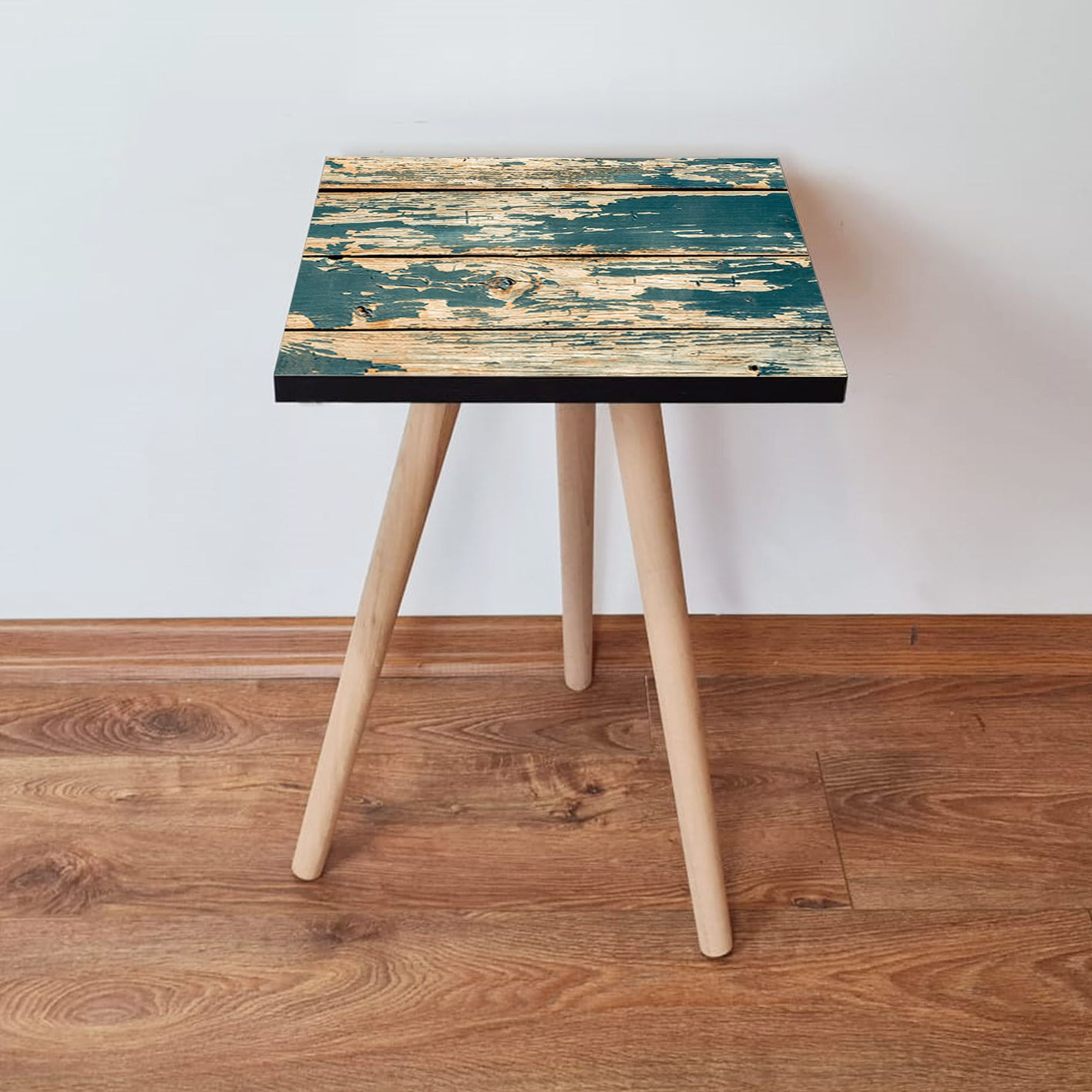 Masuta de cafea, Hanah Home, mdf, verde camel, 35x35x42 cm