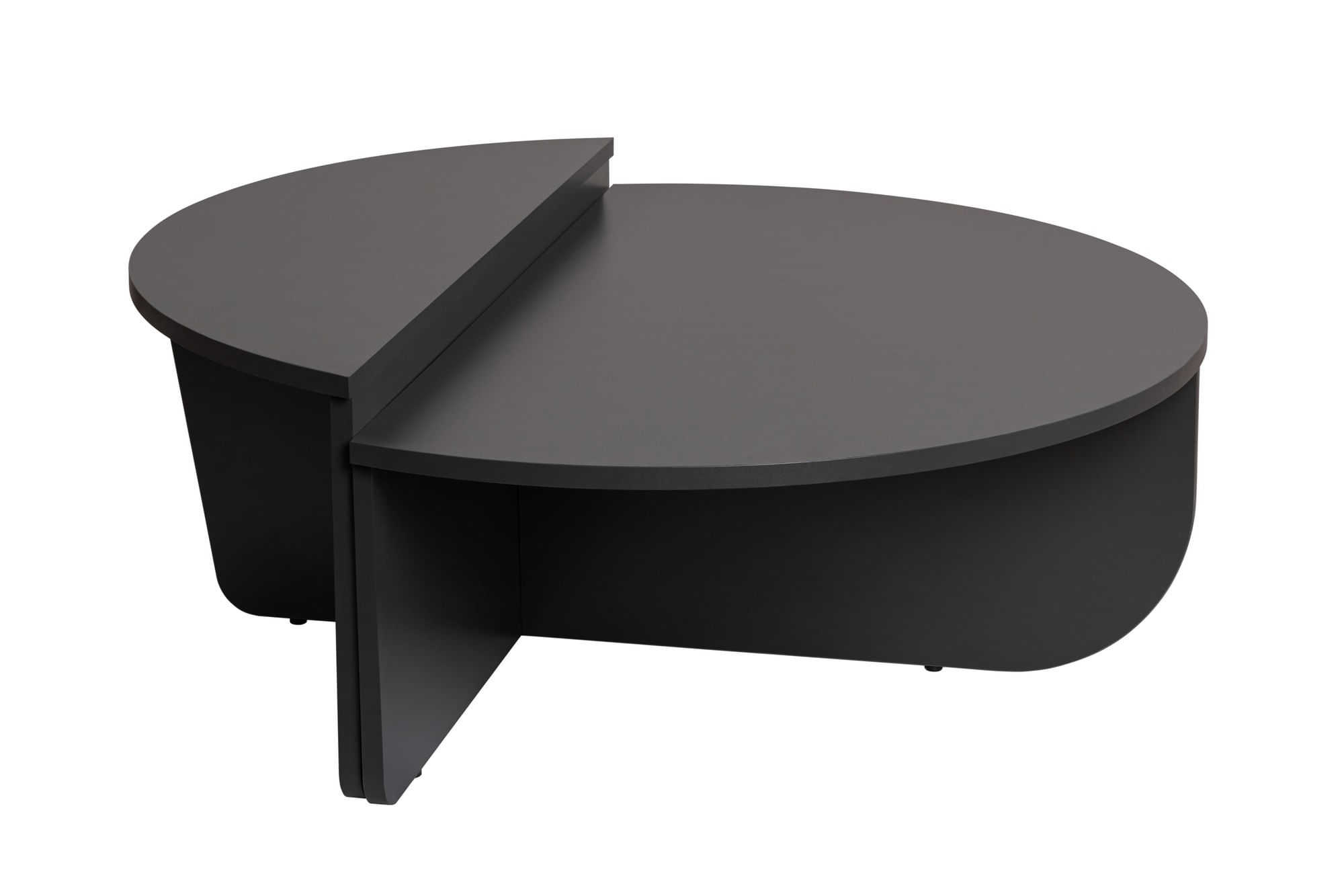 Masuta de cafea, Hanah Home, pal melaminat, antracit, 90x60x30 cm — imaginea 5