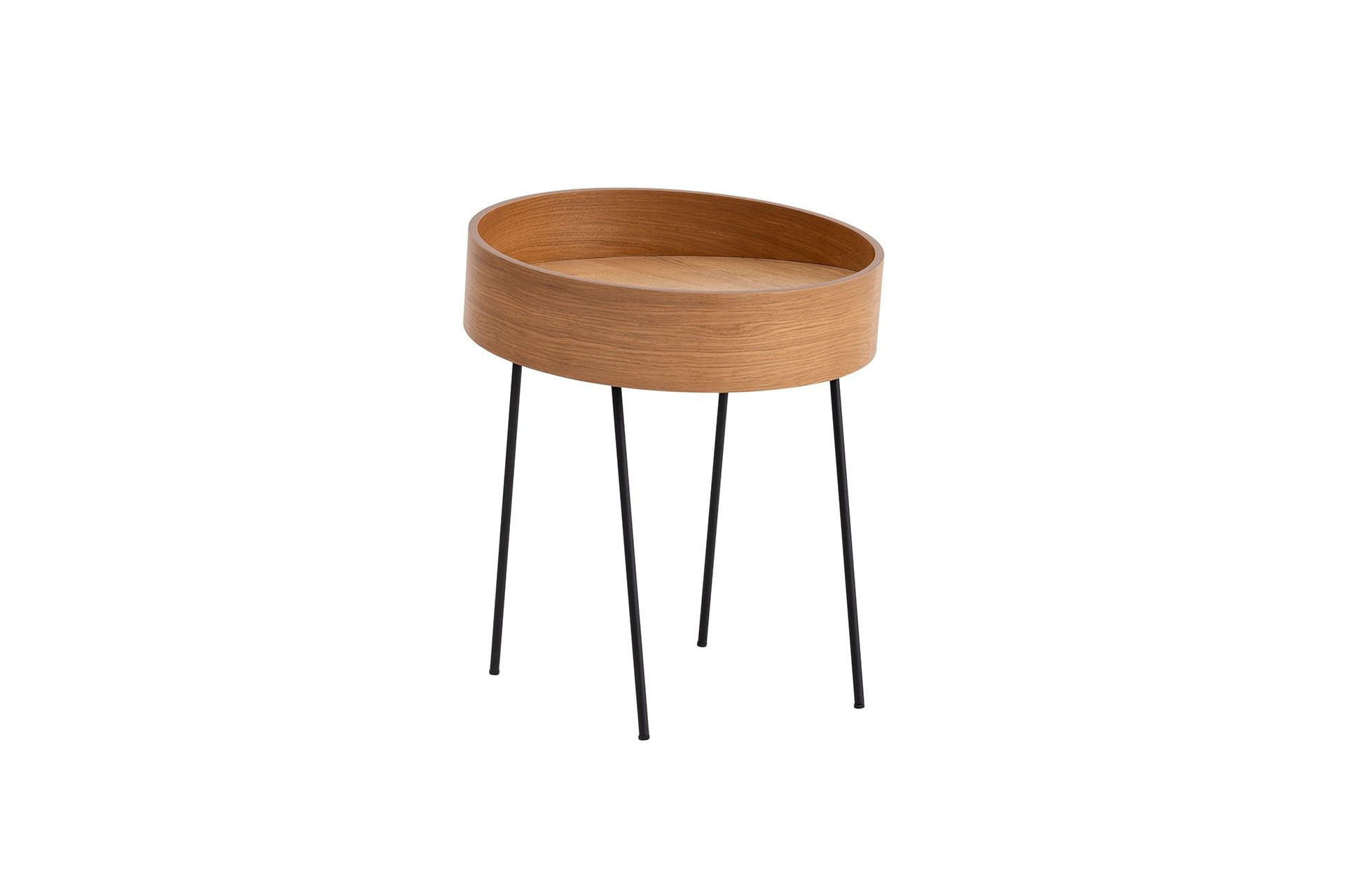 Masuta de cafea, Hanah Home, mdf, natur, 40x40x60 cm — imaginea 2