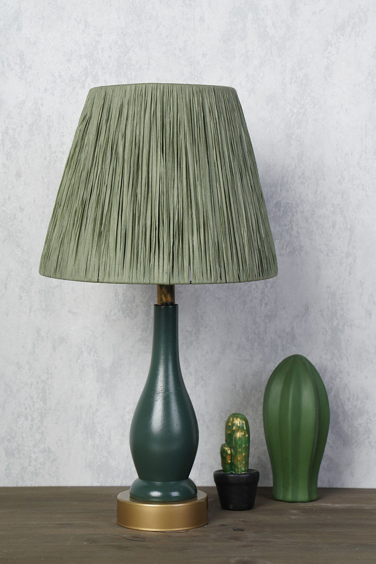 Veioza, Opviq, metal, kaki verde, 45x25 cm