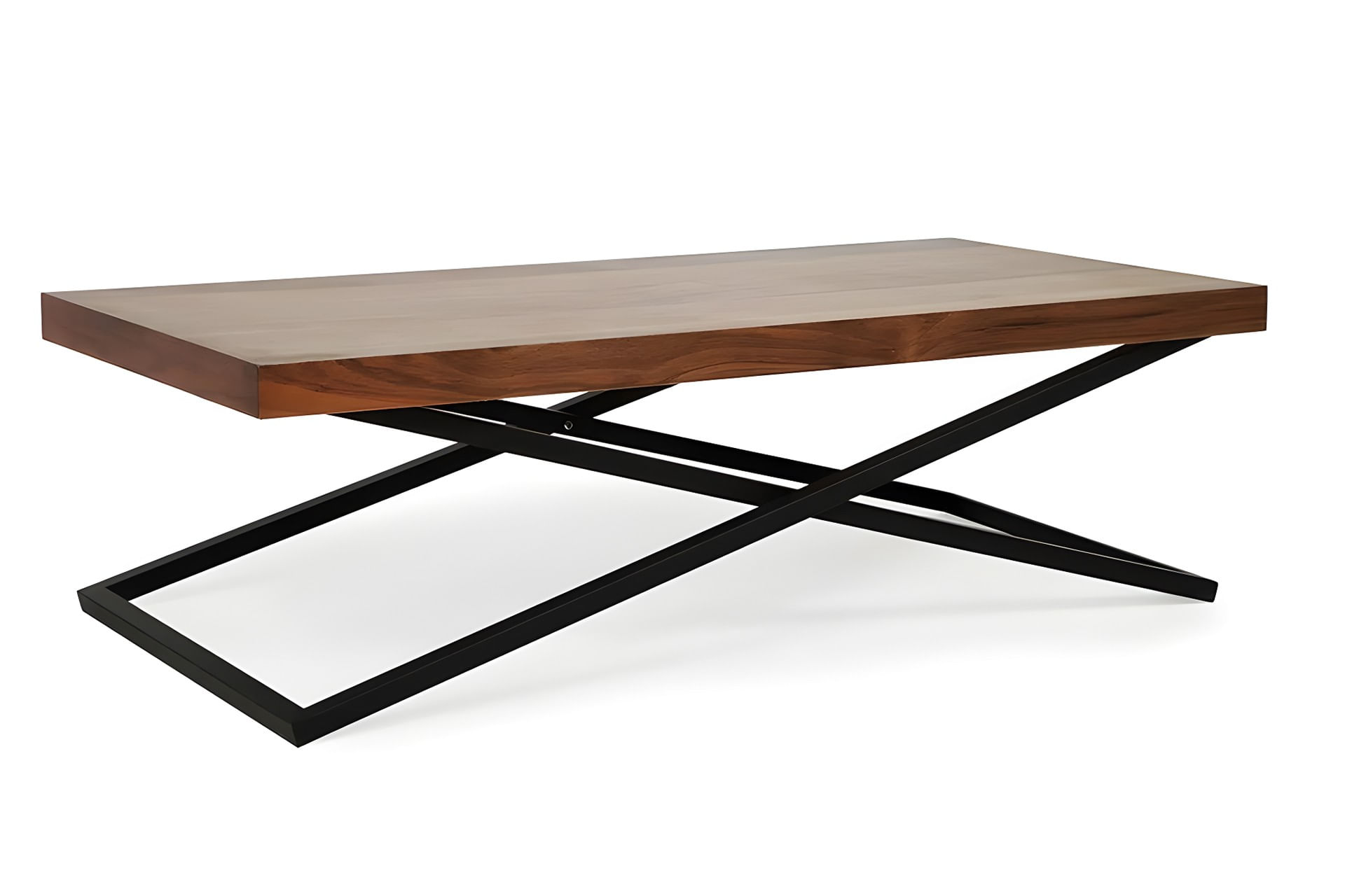 Masuta de cafea, Hanah Home, mdf, nuc, 120x60x42 cm — imaginea 7