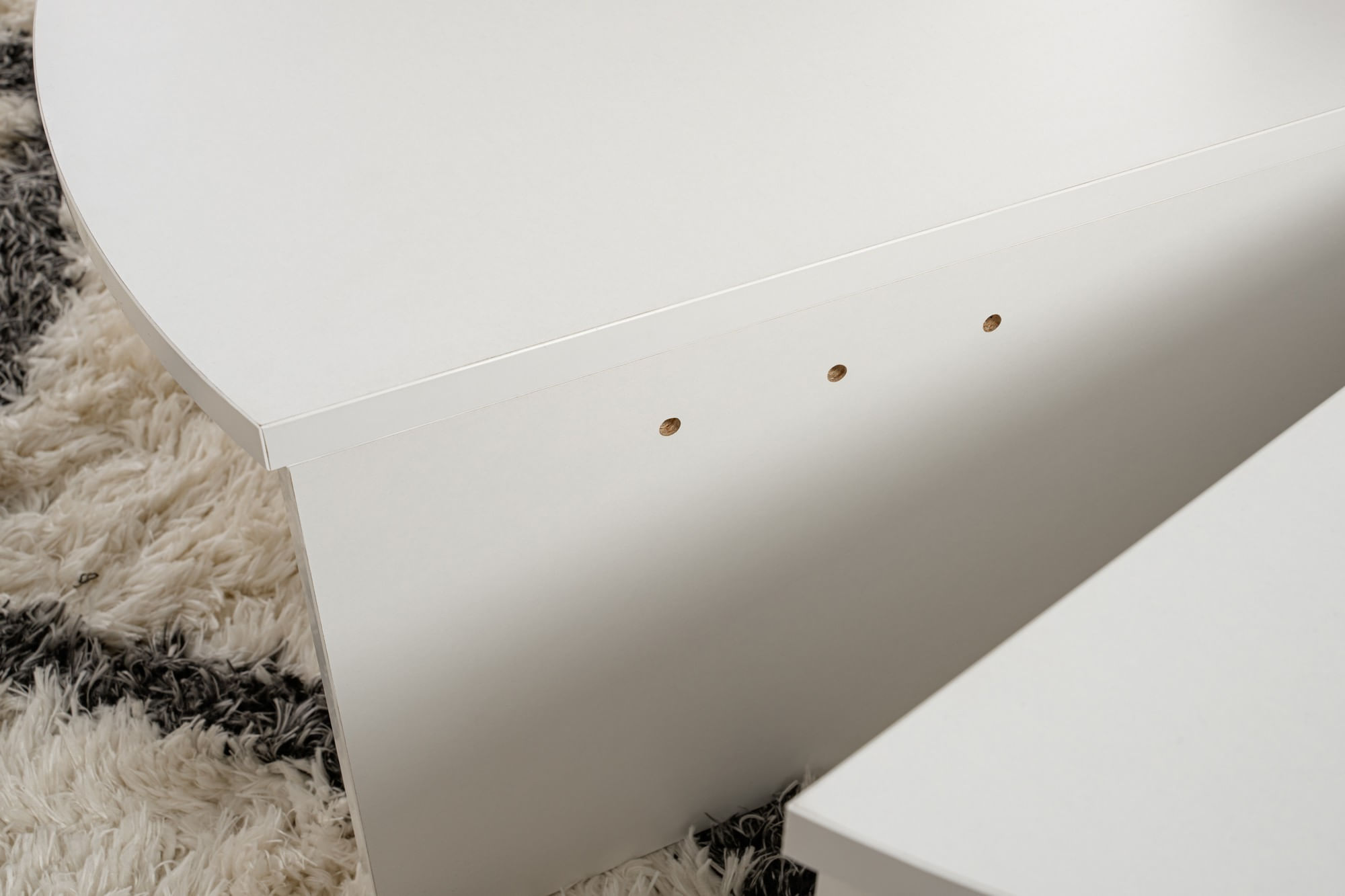 Masuta de cafea, Hanah Home, pal melaminat, alb, 90x30x60 cm — imaginea 10