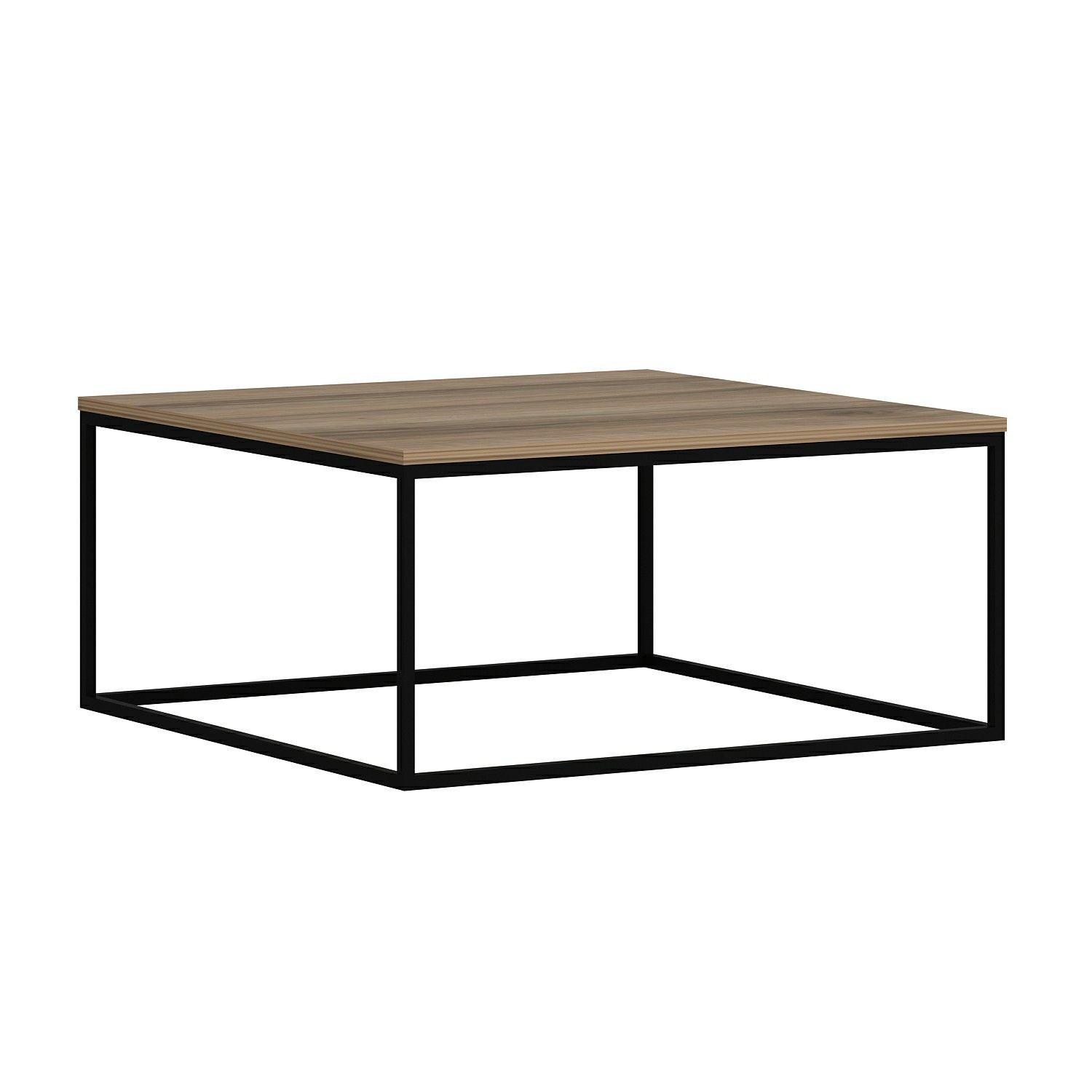 Masuta de cafea, Hanah Home, pal melaminat, dore, 90x90x42 cm — imaginea 2