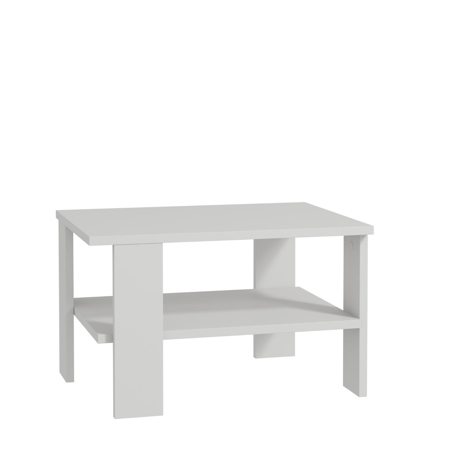 Masuta de cafea, Hanah Home, pal melaminat, alb, 60x45x37 cm — imaginea 3