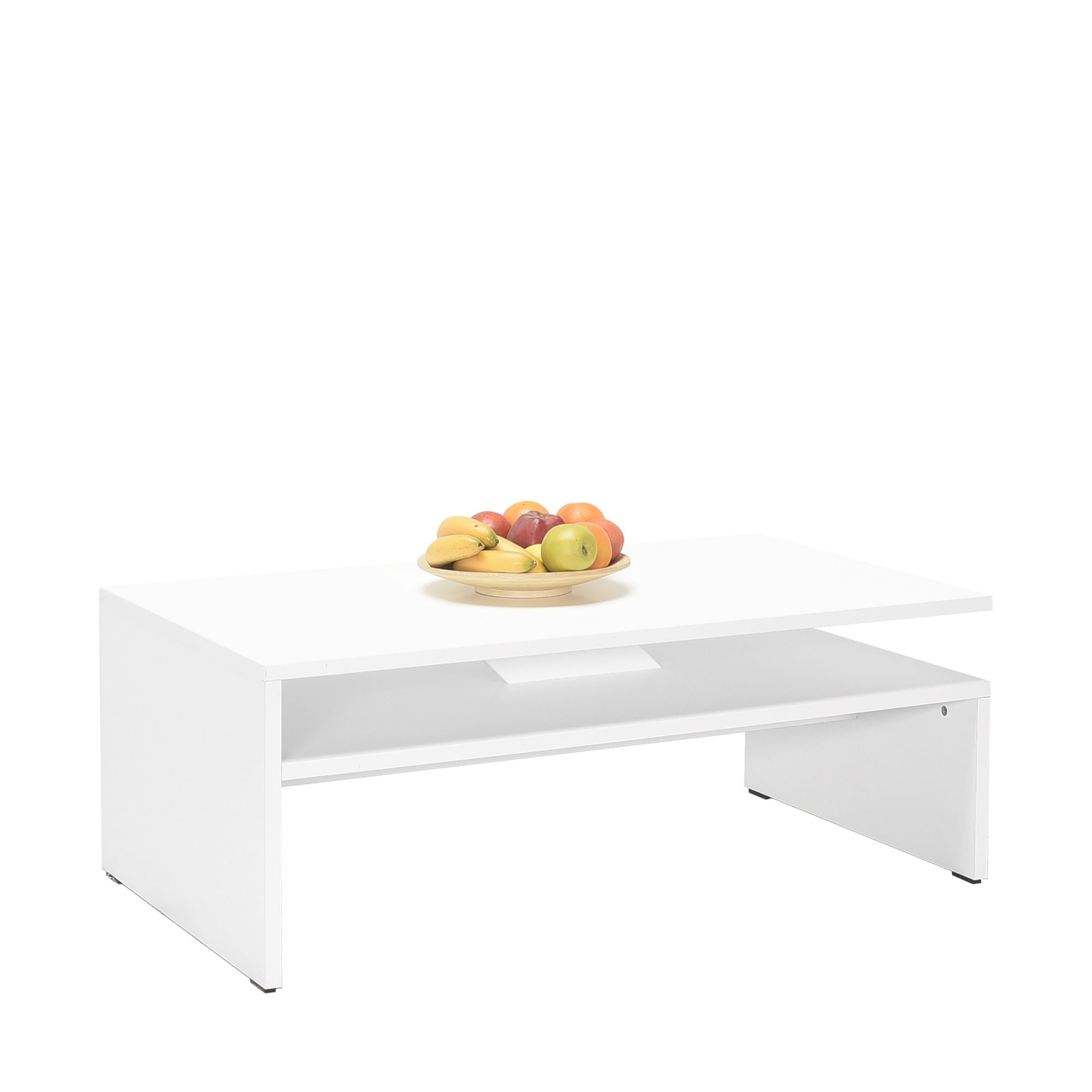 Masuta de cafea, Hanah Home, pal melaminat, alb diamant, 110x65x42 cm, 479ADR1796 — imaginea 2
