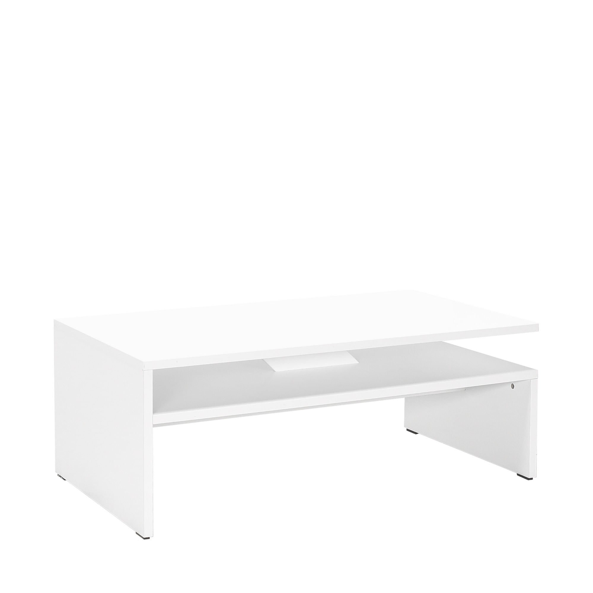 Masuta de cafea, Hanah Home, pal melaminat, alb diamant, 110x65x42 cm, 479ADR1796 — imaginea 6
