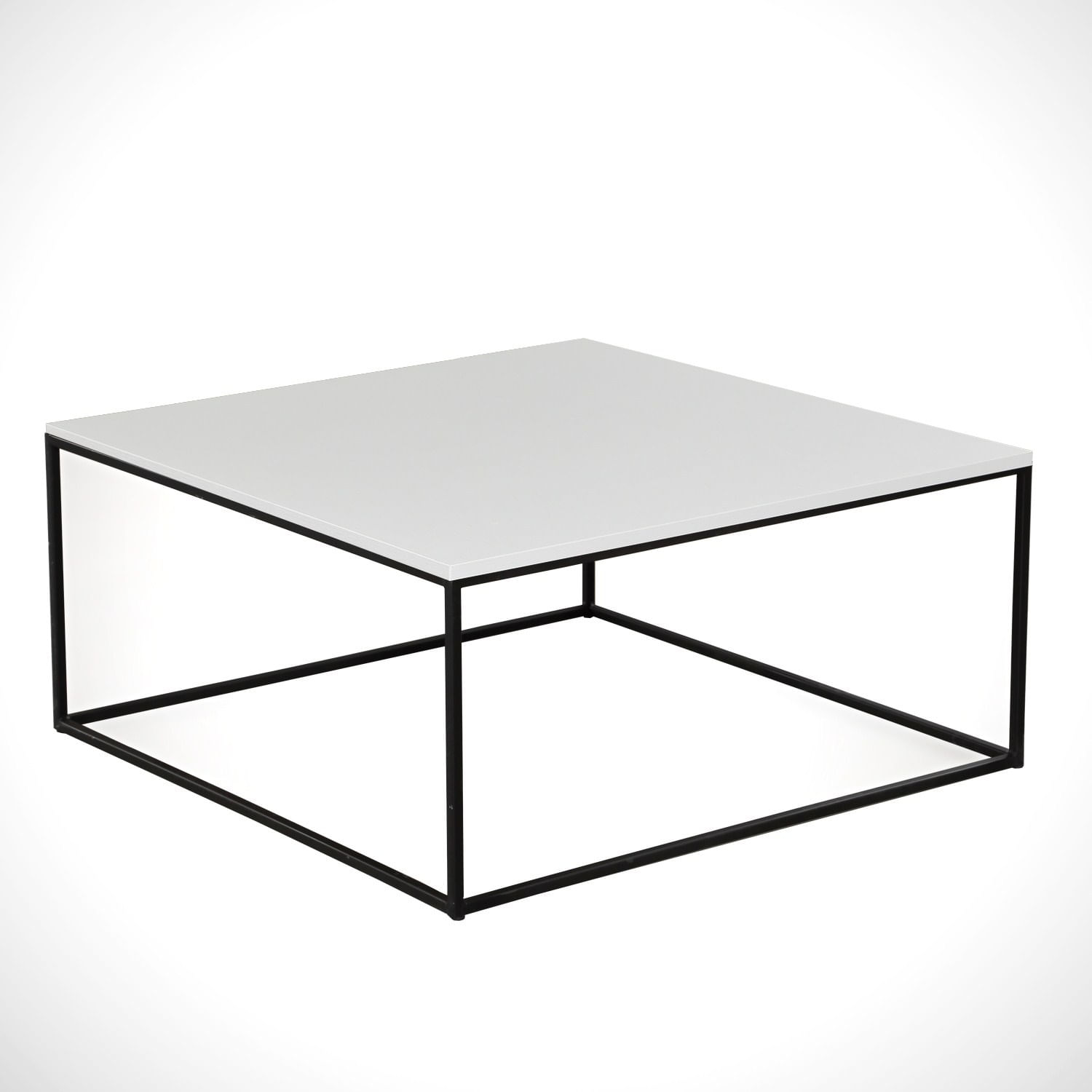 Masuta de cafea, Hanah Home, pal melaminat, alb, 75x75x43 cm — imaginea 4