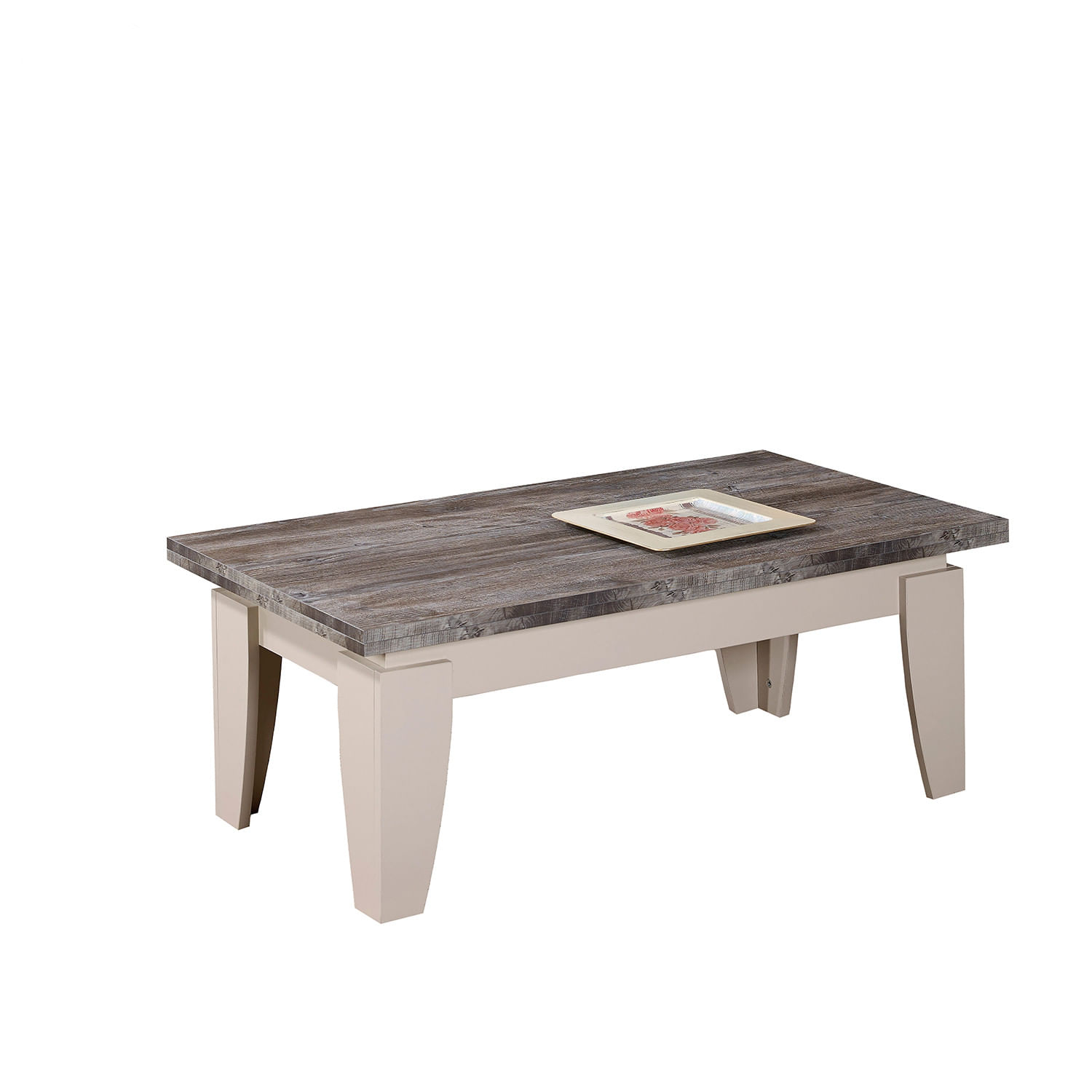 Masuta de cafea, Hanah Home, pal melaminat, bej, 110x65x45 cm — imaginea 2