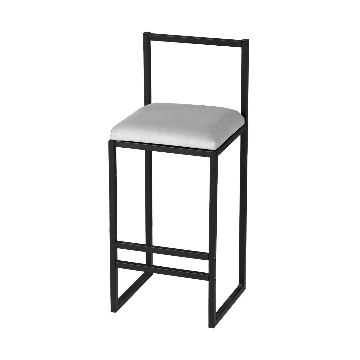 Taburet bar, Hanah Home, metal, crem, 35x35x80 cm - 3 | YEO