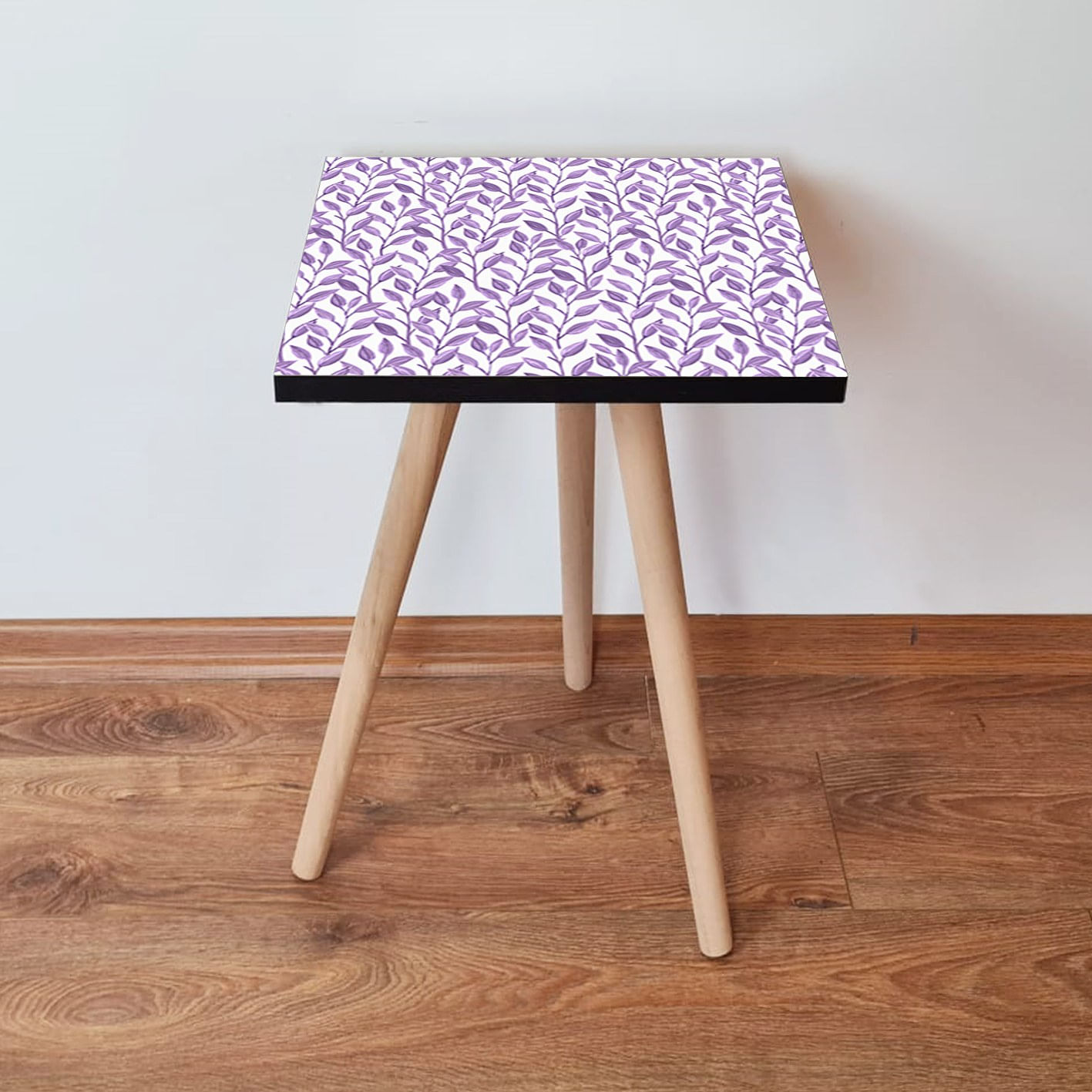 Masa laterala, Hanah Home, mdf, mov alb, 35x35x42 cm