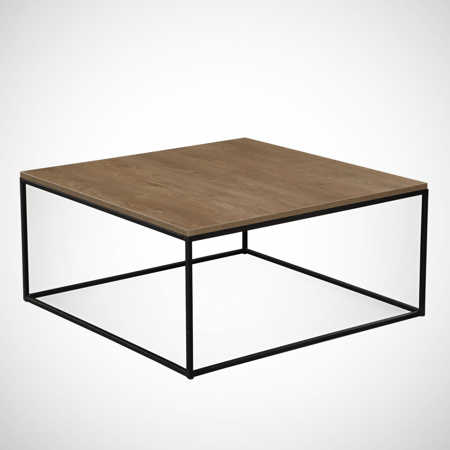 Masuta de cafea, Hanah Home, pal melaminat, stejar caucazian, 75x75x43 cm — imaginea 5
