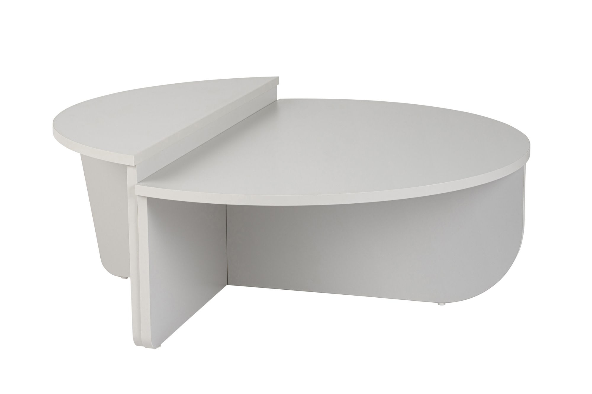 Masuta de cafea, Hanah Home, pal melaminat, gri, 90x60x30 cm — imaginea 2