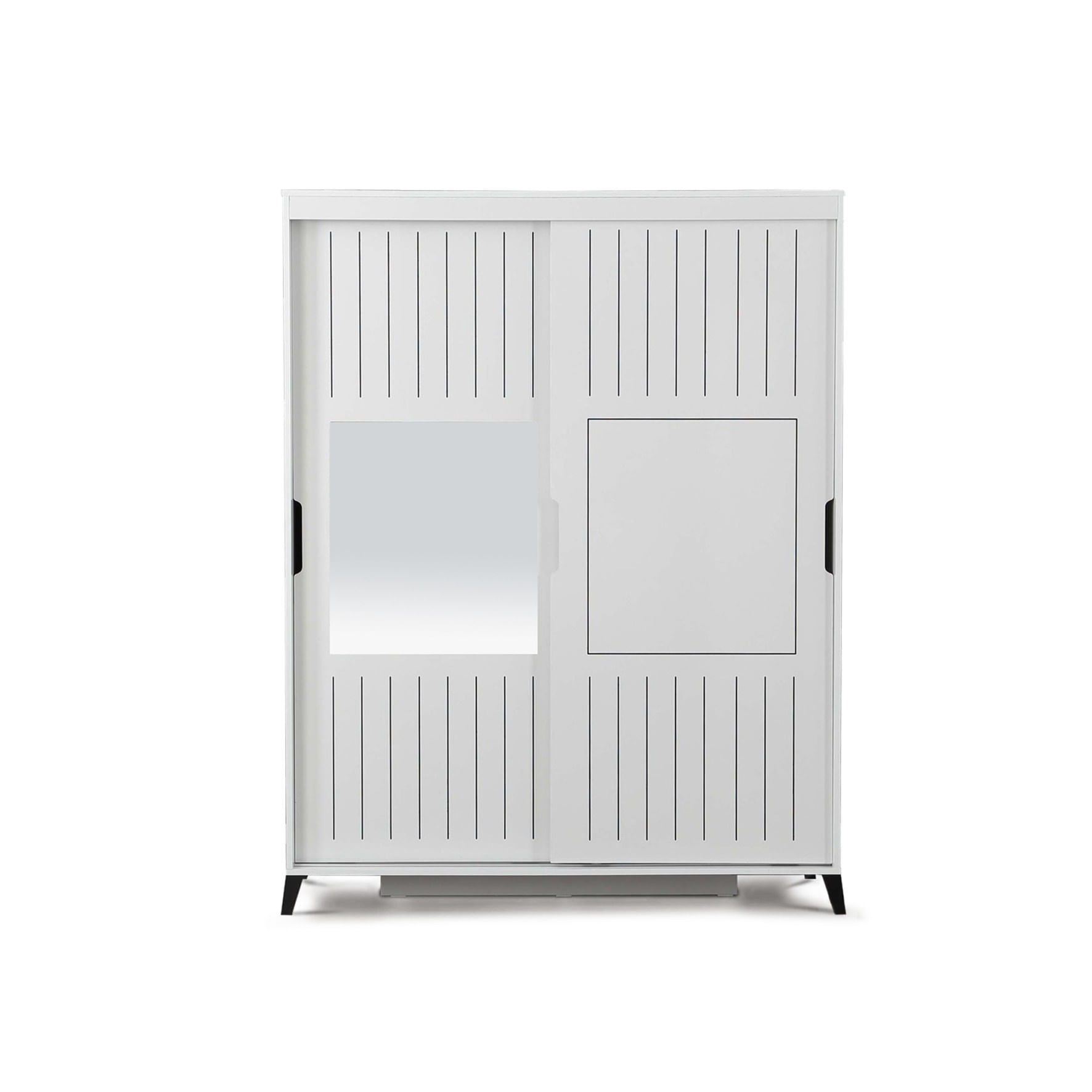 Sifonier, Hanah Home, pal melaminat, alb, 140x60x216 cm — imaginea 3