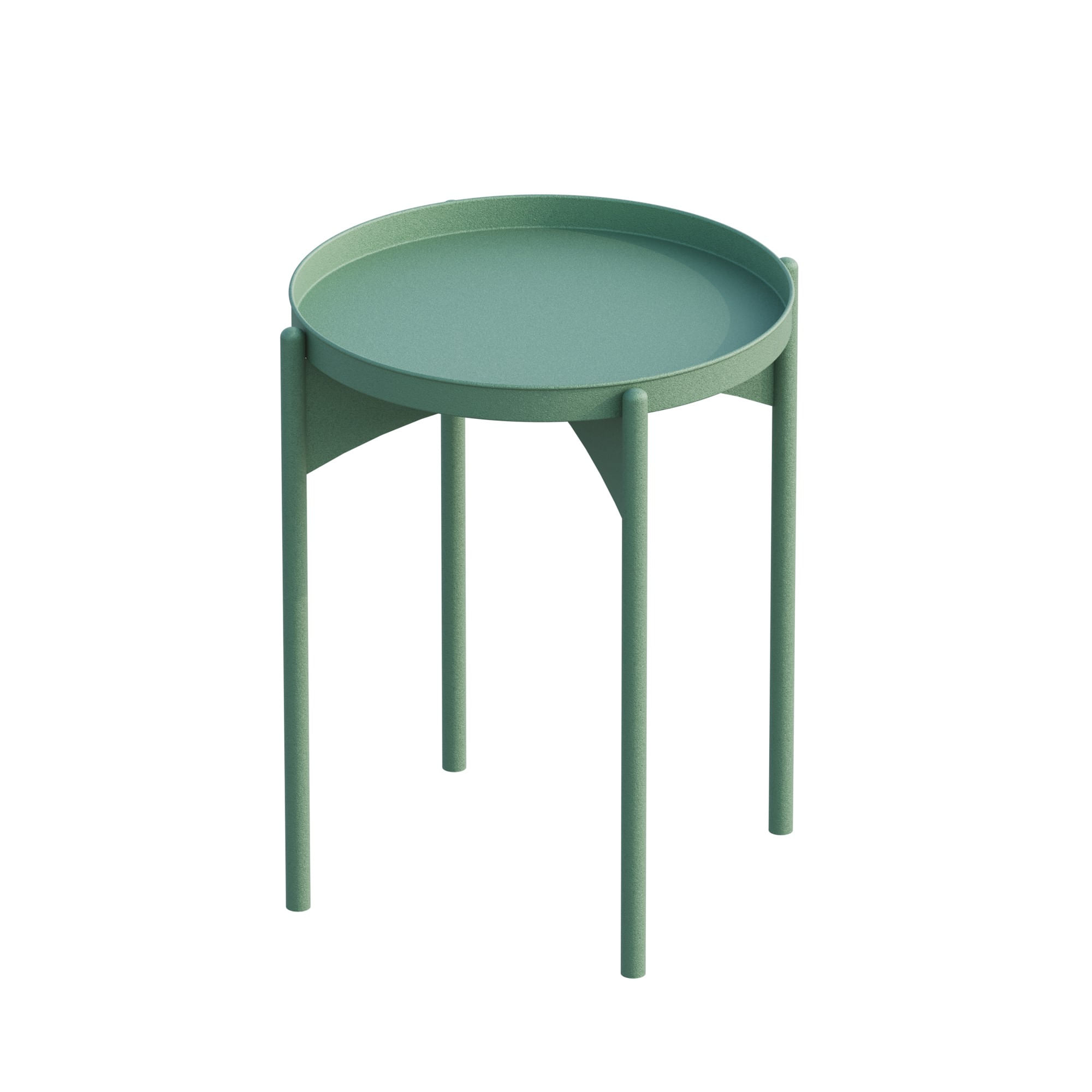 Masuta de cafea, Hanah Home, metal, verde, 44x44x57 cm — imaginea 3