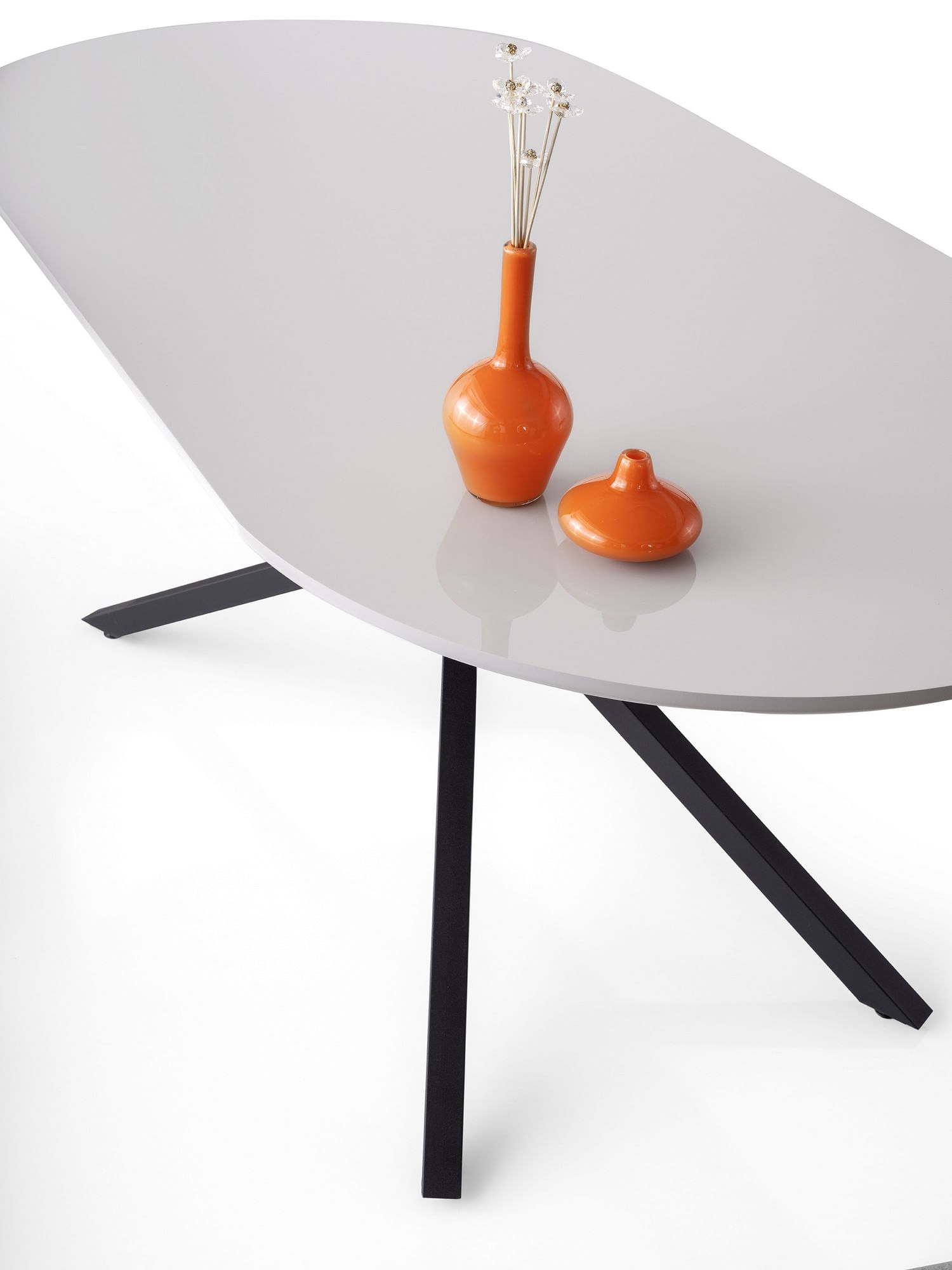 Masa dining, Hanah Home, mdf, gri deschis, 180x90x79 cm — imaginea 7