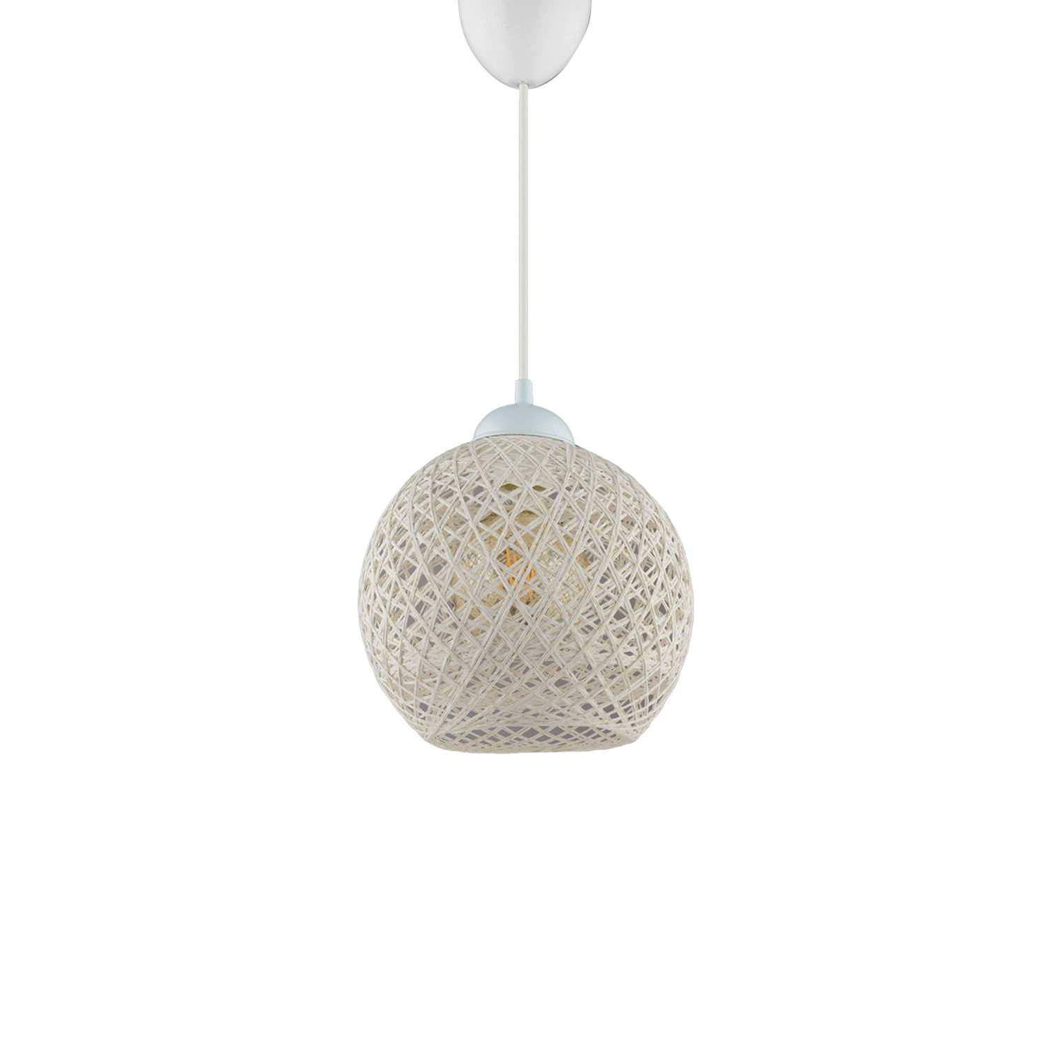 Lustra, Opviq, metal, alb, 22x54 cm