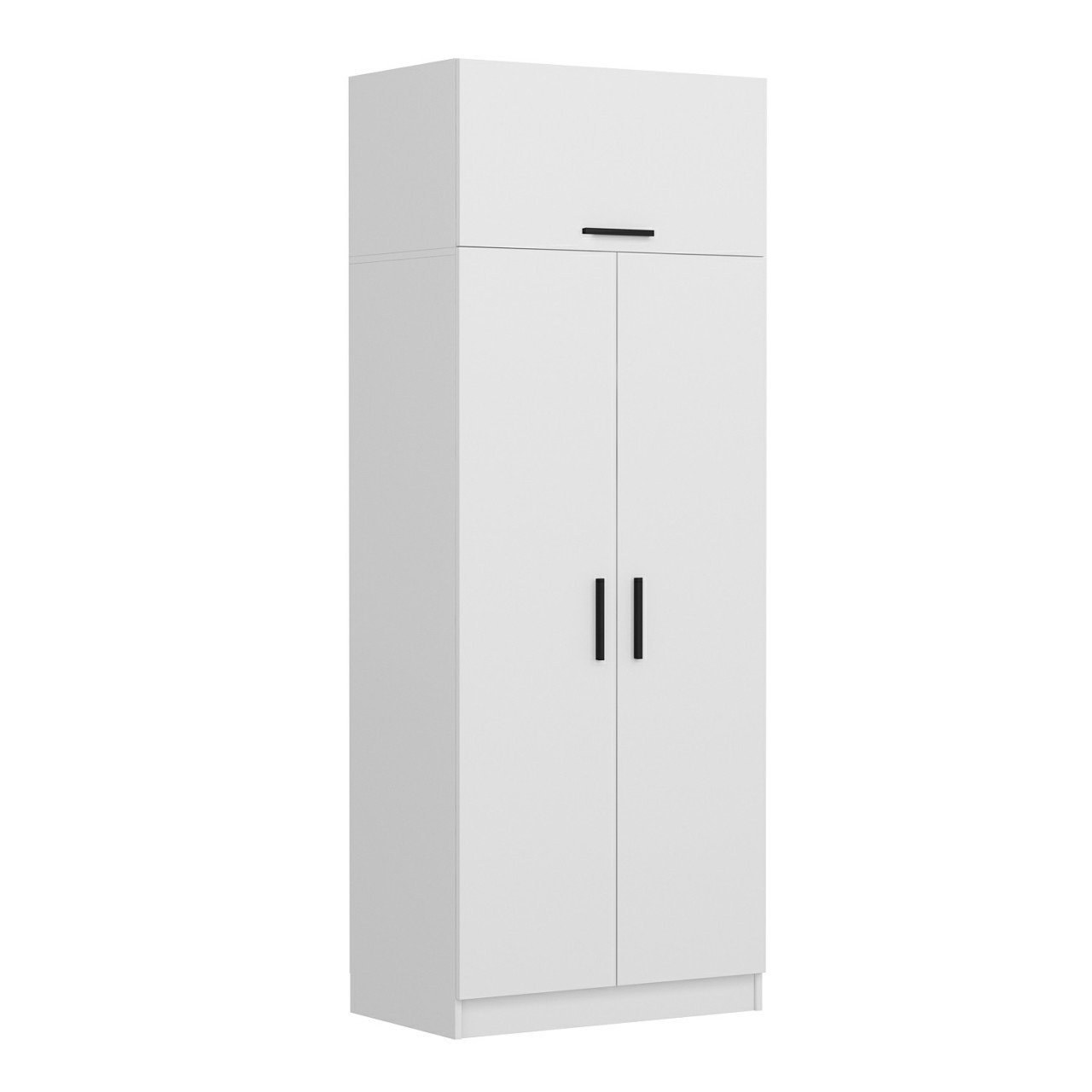 Sifonier, Hanah Home, pal melaminat, alb, 90x52x255 cm — imaginea 3