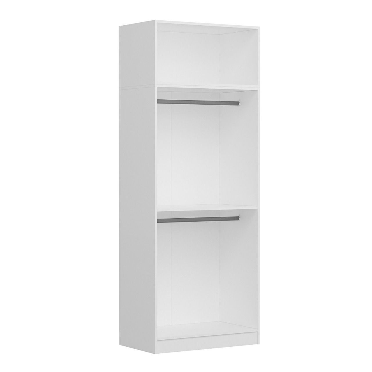 Sifonier, Hanah Home, pal melaminat, alb, 90x52x255 cm — imaginea 4