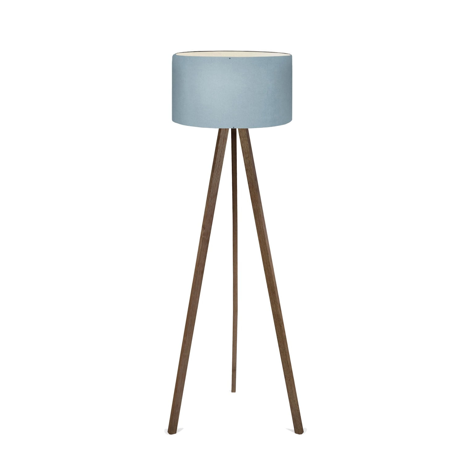 Lampadar, Opviq, pvc, picioare mdf, albastru maro, 140 cm