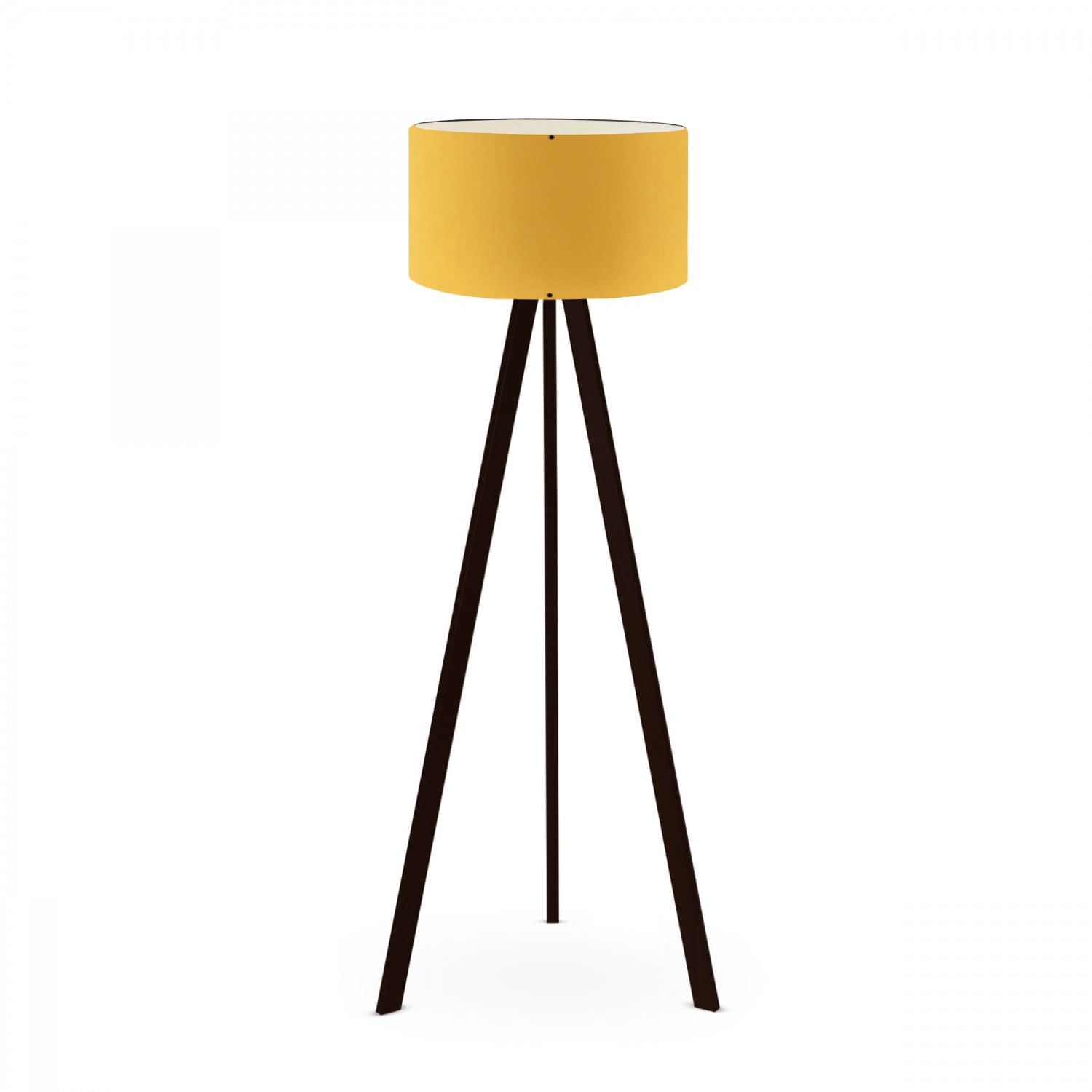 Lampadar, Opviq, pvc, mustar, picioare mdf, 140 cm