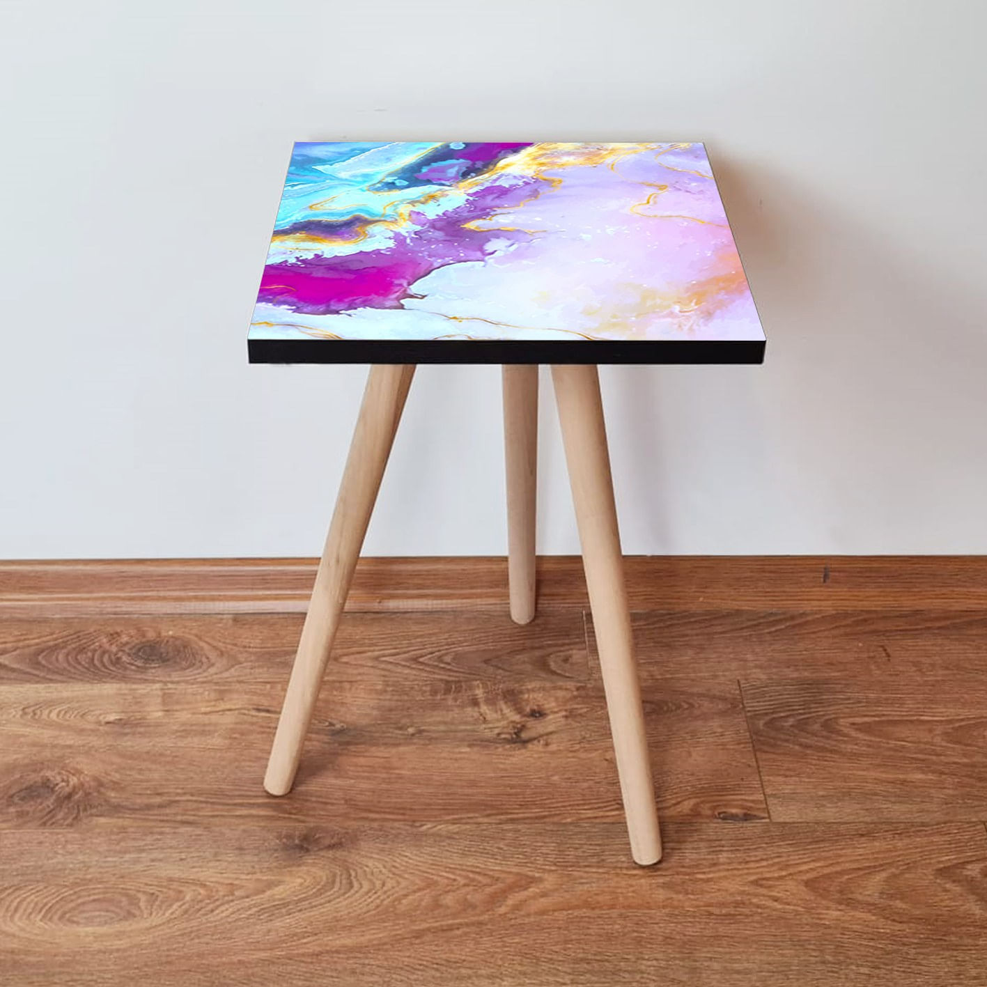 Masuta de cafea, Hanah Home, mdf, multicolor, 35x35x42 cm, 481LNA1789
