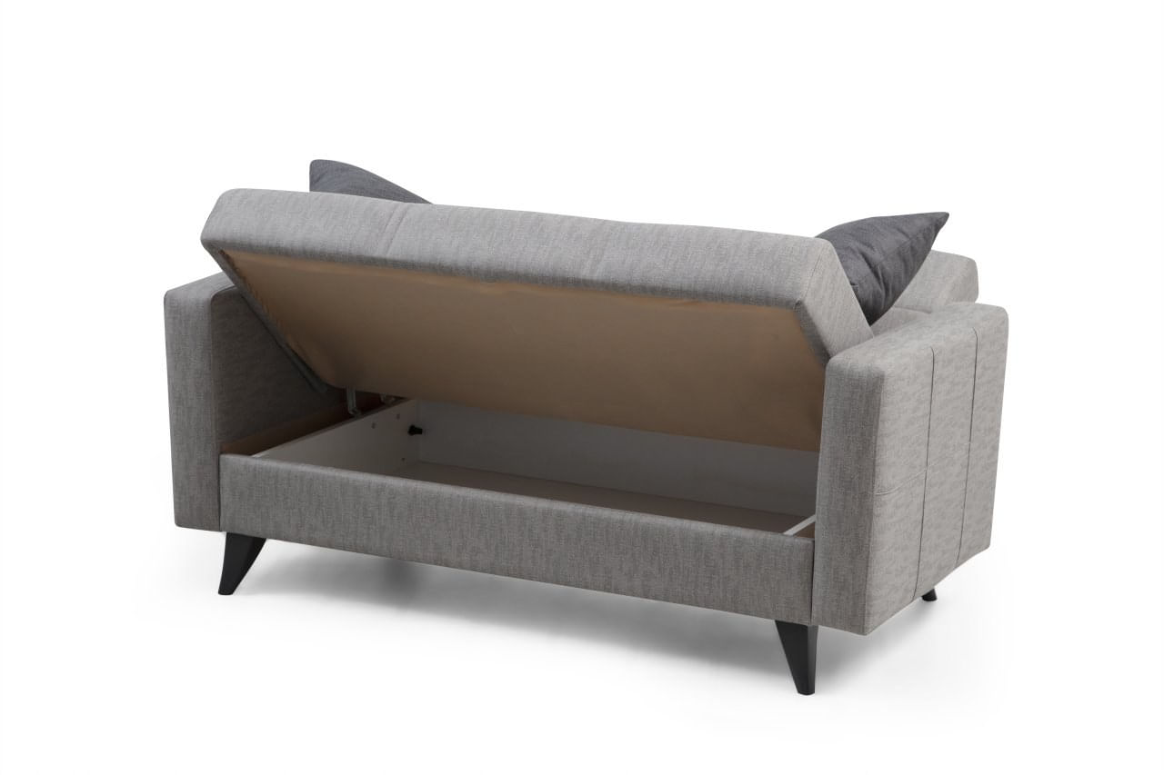 Canapea extensibila, Atelier Del Sofa, textil, gri deschis, 151x86x75 cm — imaginea 6