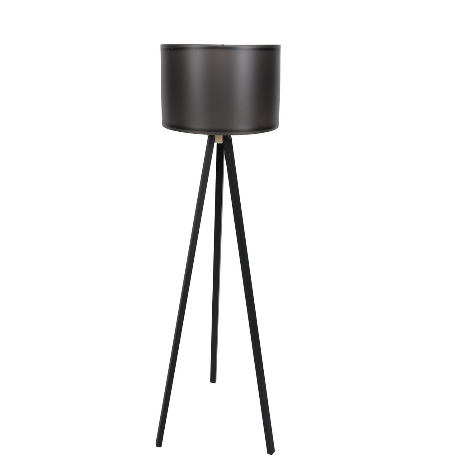 Lampadar, Opviq, mdf, negru, inaltime 145 cm
