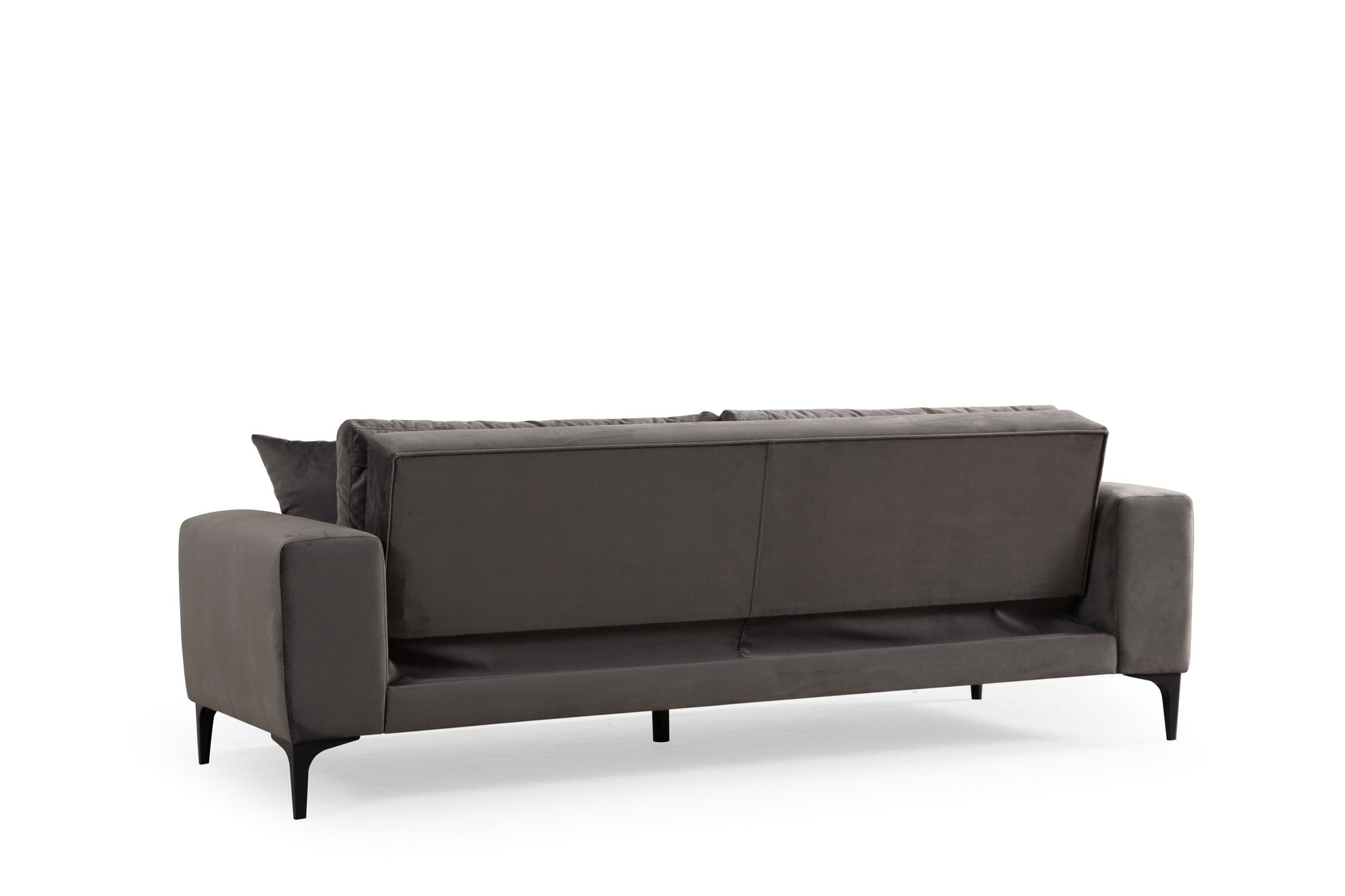 Canapea 3 locuri, Atelier Del Sofa, lemn fag si pal, antracit, 234x100x78 cm — imaginea 2
