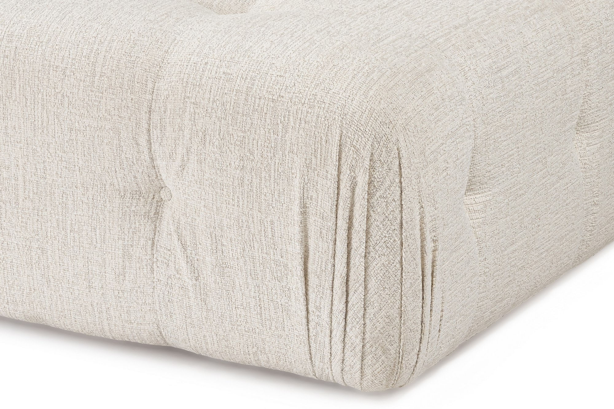 Canapea 1 loc, Atelier Del Sofa, lemn de fag, crem, 100x100x80 cm — imaginea 2